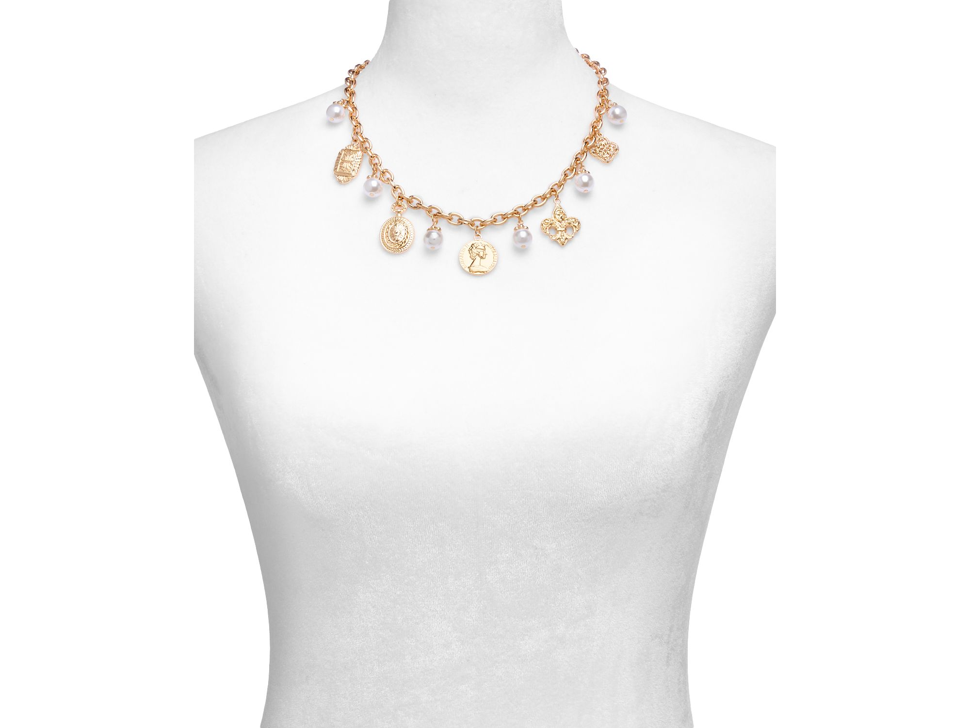 Mixed Charm Necklace, 18" - Exclusive — Image 3