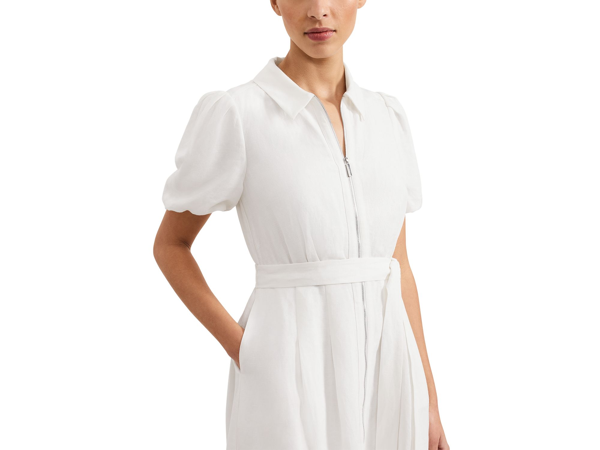 Carlotta Puffed Sleeve Dress — Image 3
