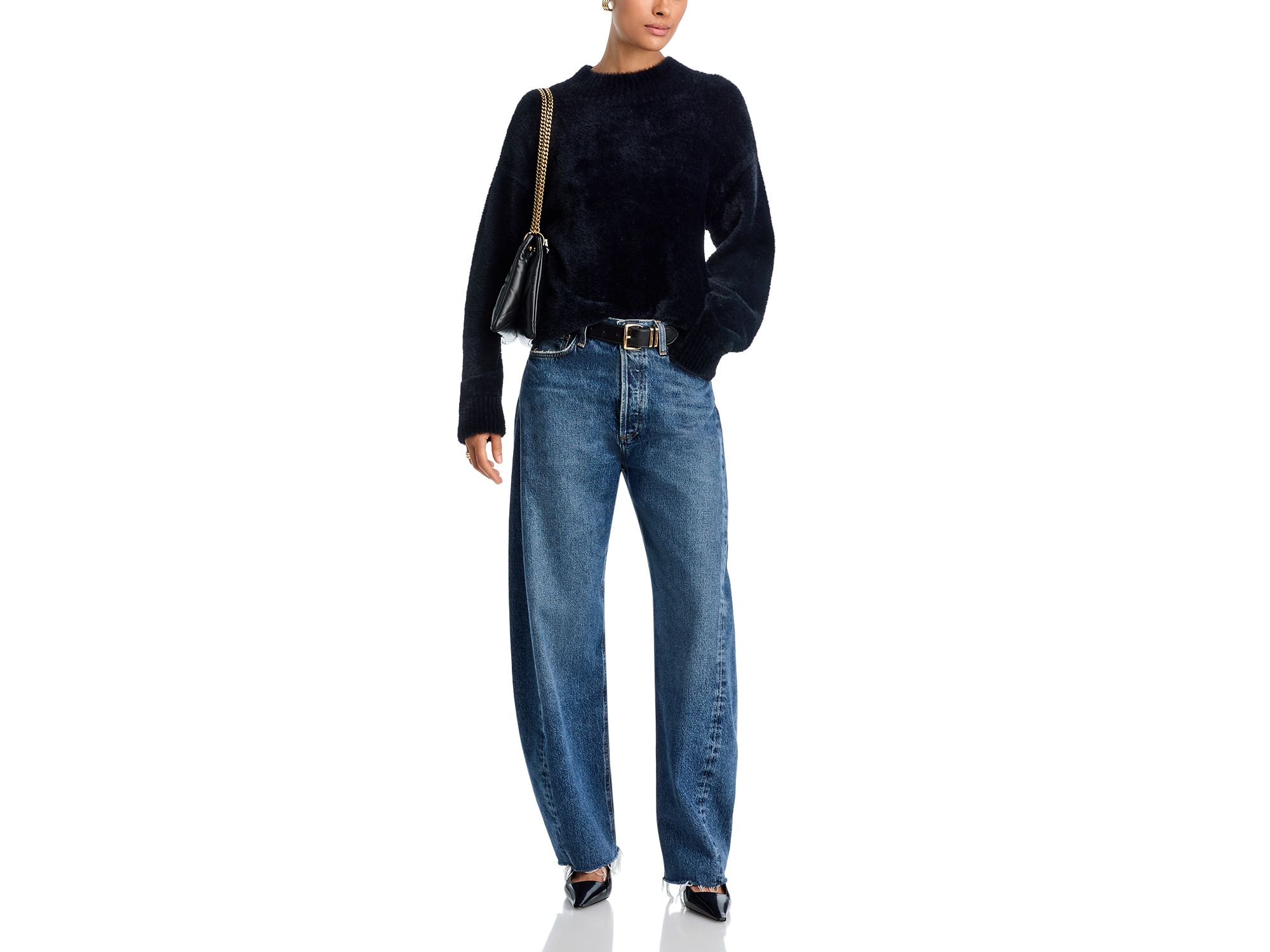 Freda Faux Fur Sweater — Image 4