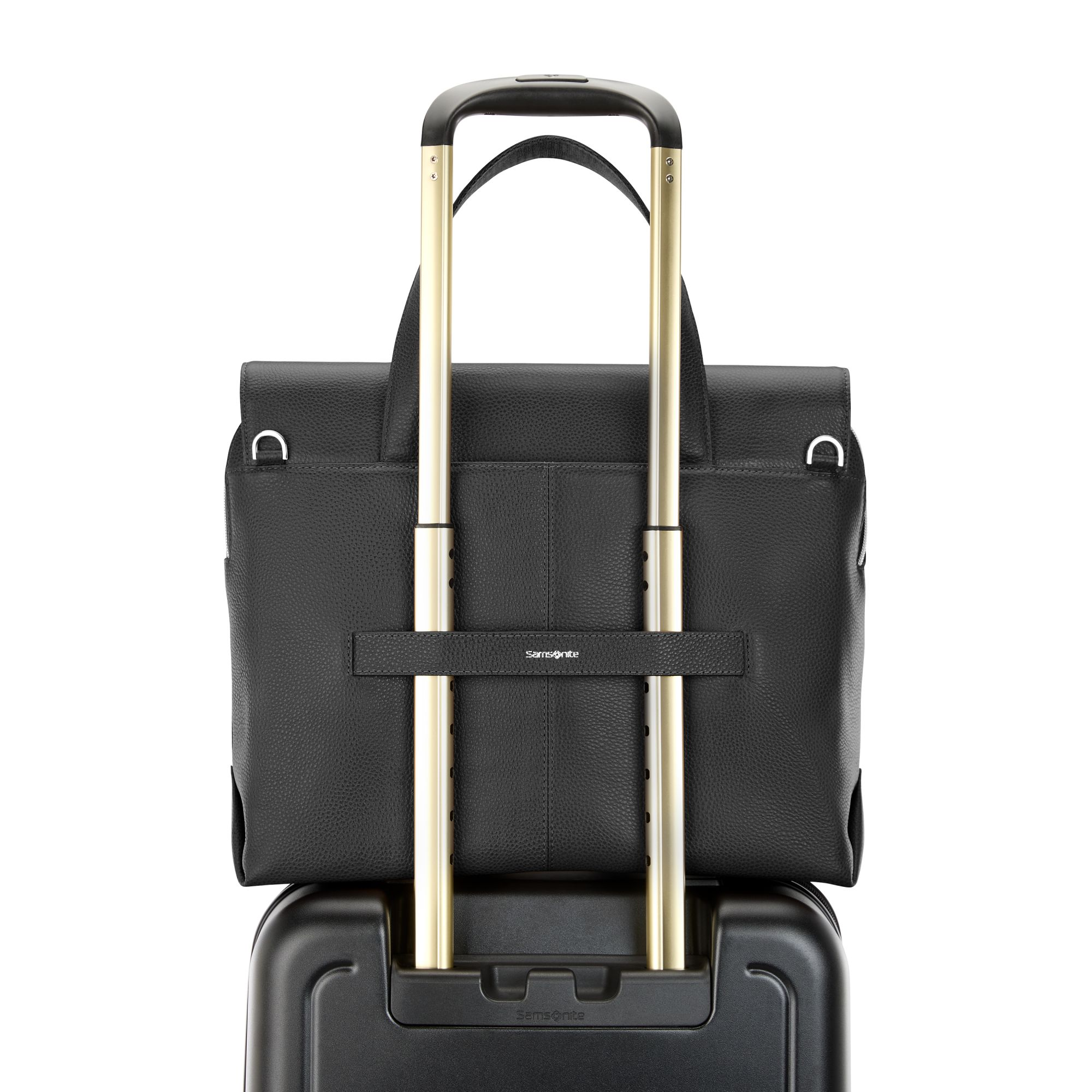 Mobile Solution 2 Leather Convertible Brief — Image 5