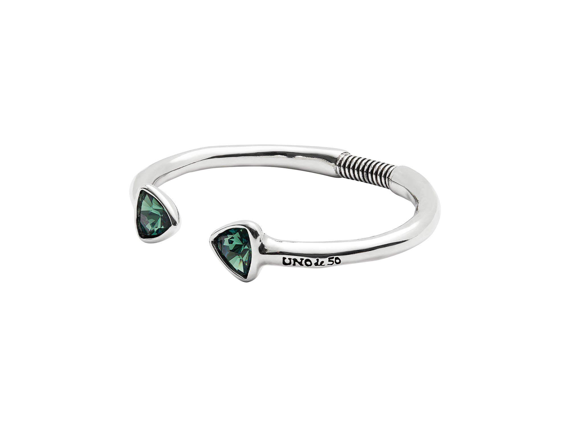 Green Duo Crystal Cuff — Image 4