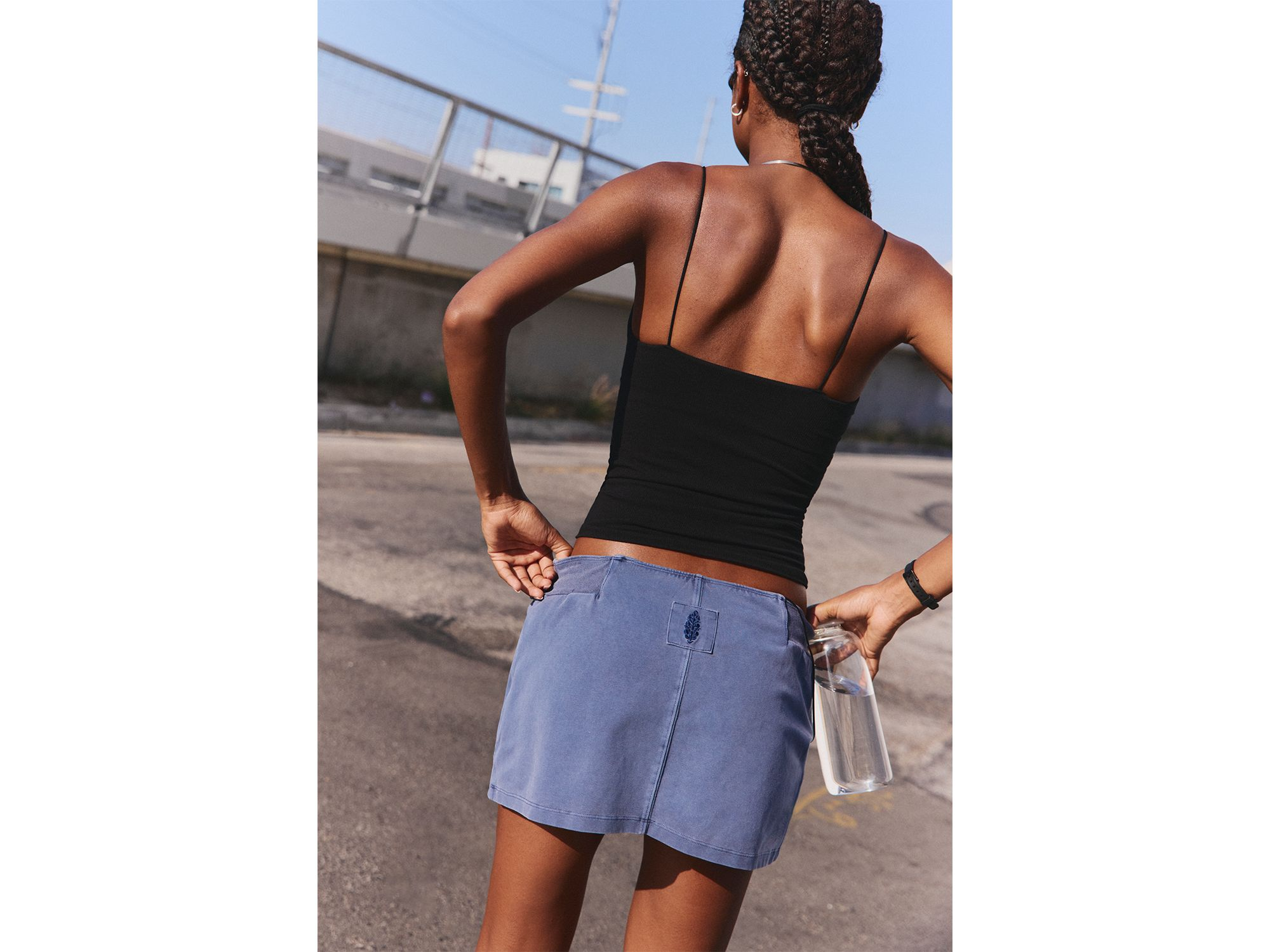 Skinny Strap Logo Tank — Image 4