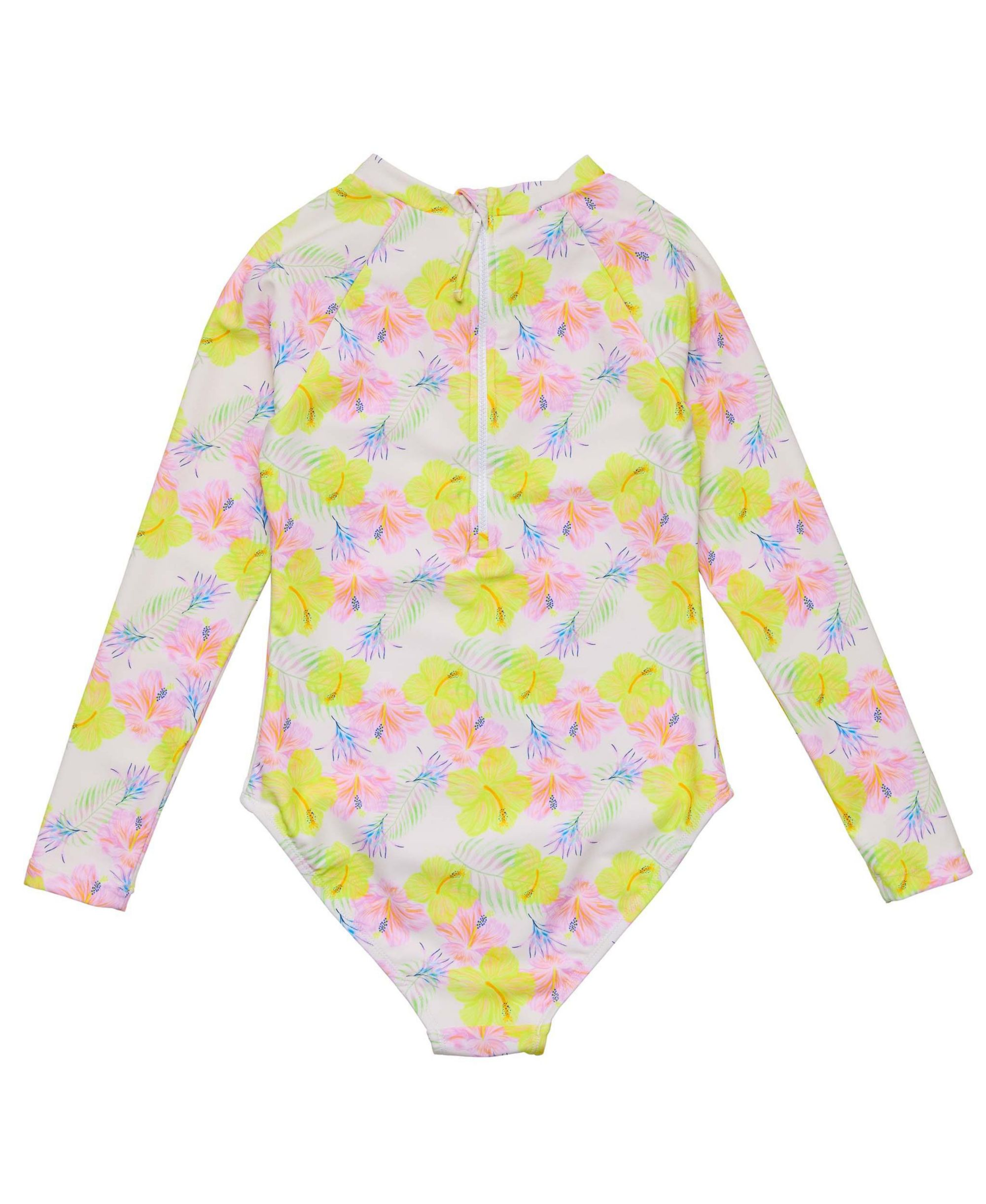 Girls' Aloha Vacay Recycled LS Surf Suit - Big Kid — Image 5