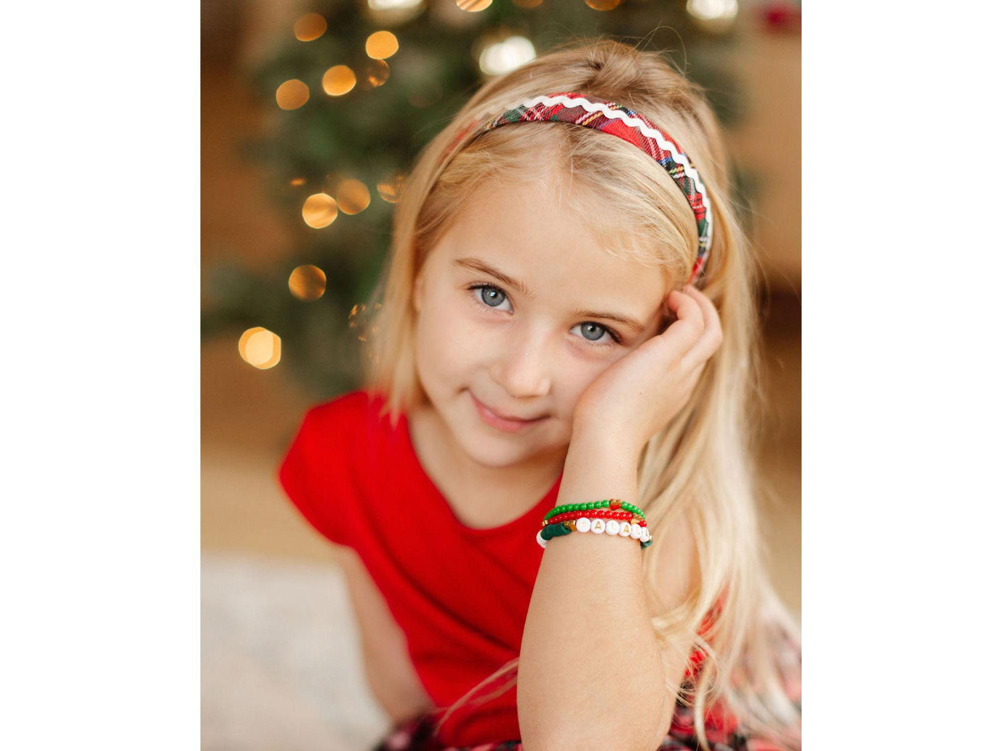 Girls' Scottie Stewart Plaid Ric Rac Headband - Little Kid, Big Kid — Image 3