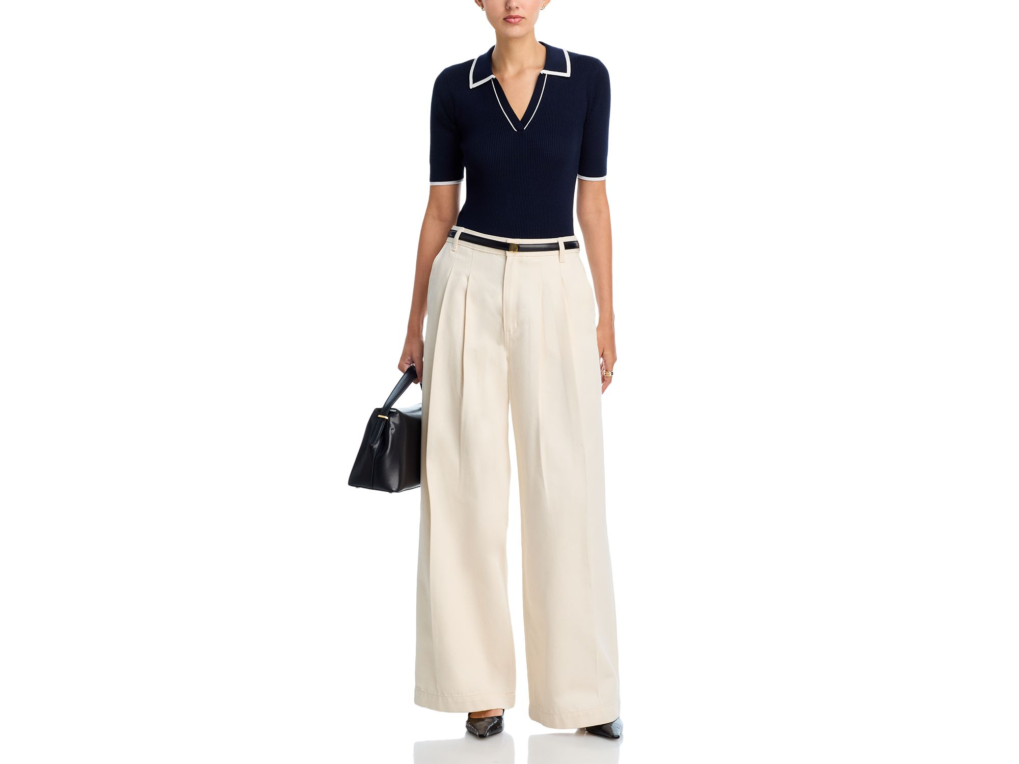 Elbow Sleeve Polo Top - Exclusive — Image 4