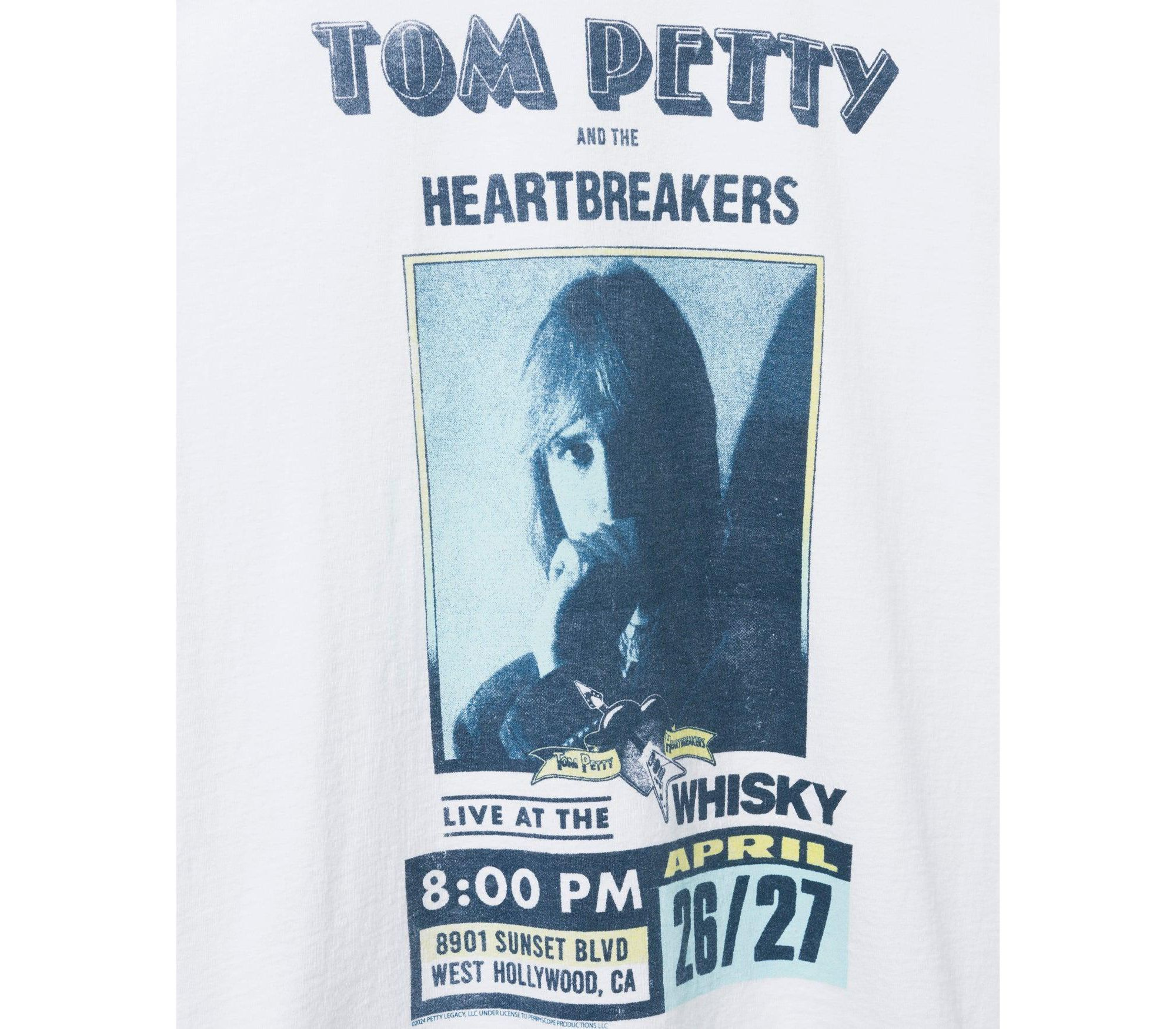 Unisex Tom Petty Live at the Whisky Flea Market Tee — Image 3