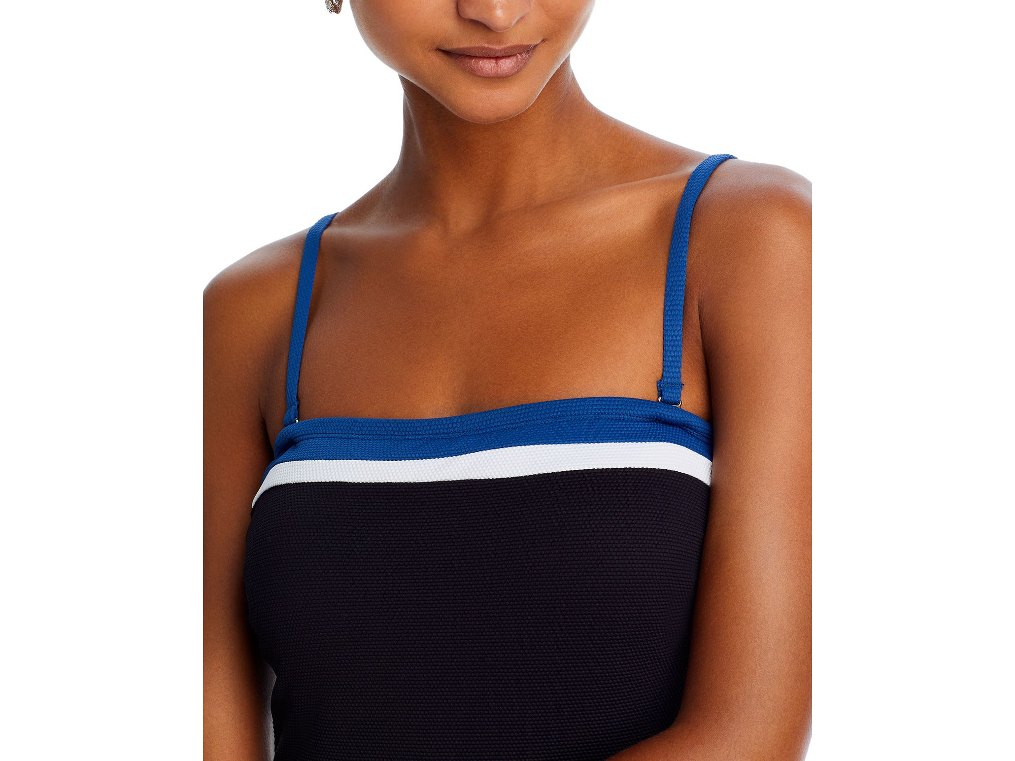 Island Cays Color Block Bandeau Tankini Top — Image 3