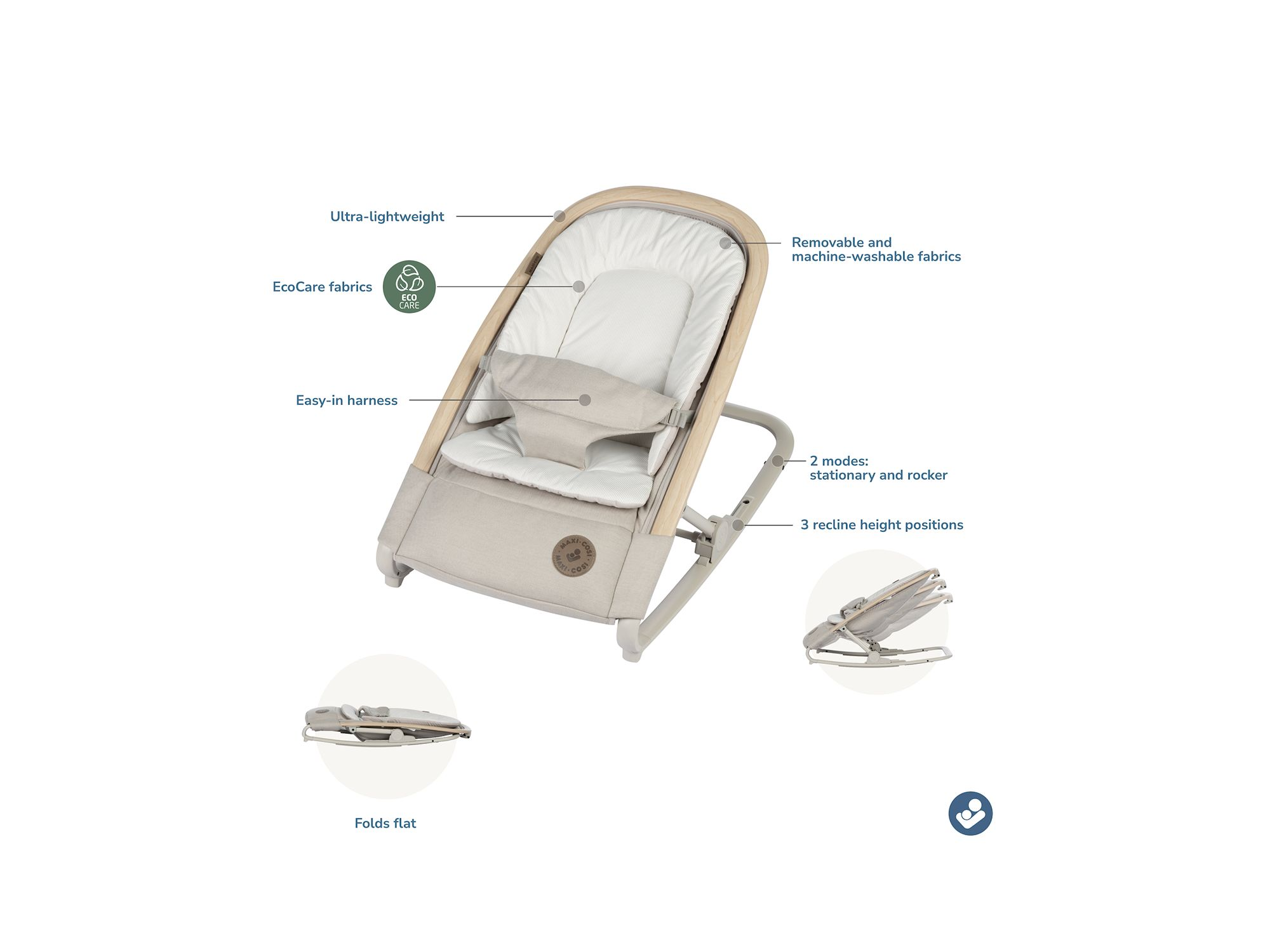 2 in 1 Kori Lightweight Rocker — Image 8