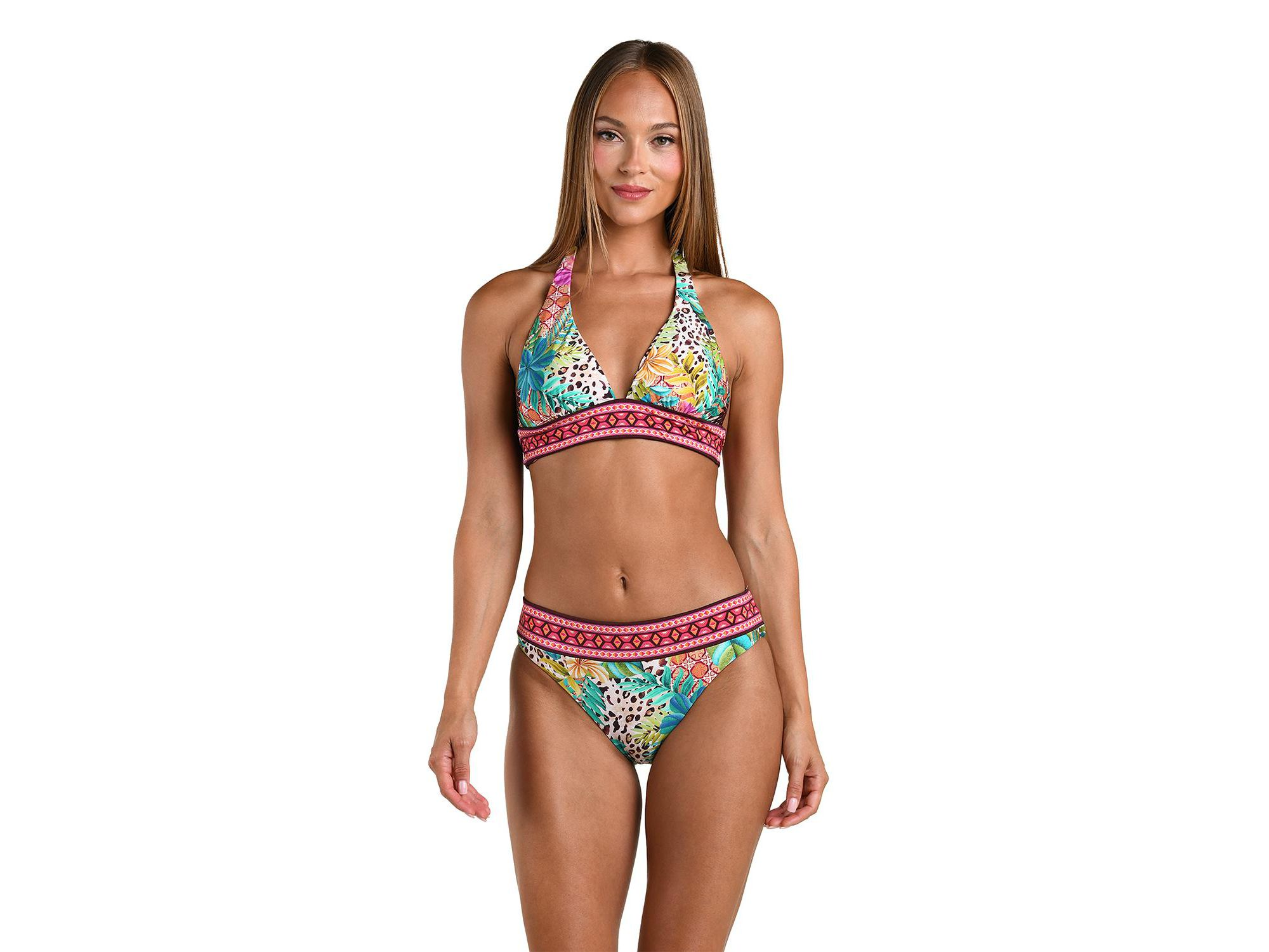 Paradise Heat Reversible Banded Halter Top — Image 4