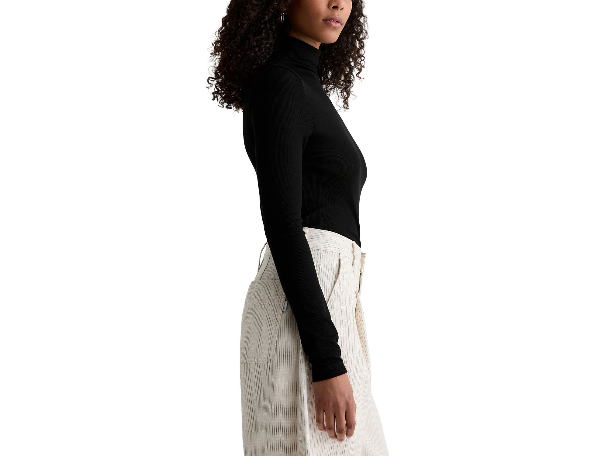 The Chels Long Sleeve Ribbed Turtleneck — Image 5