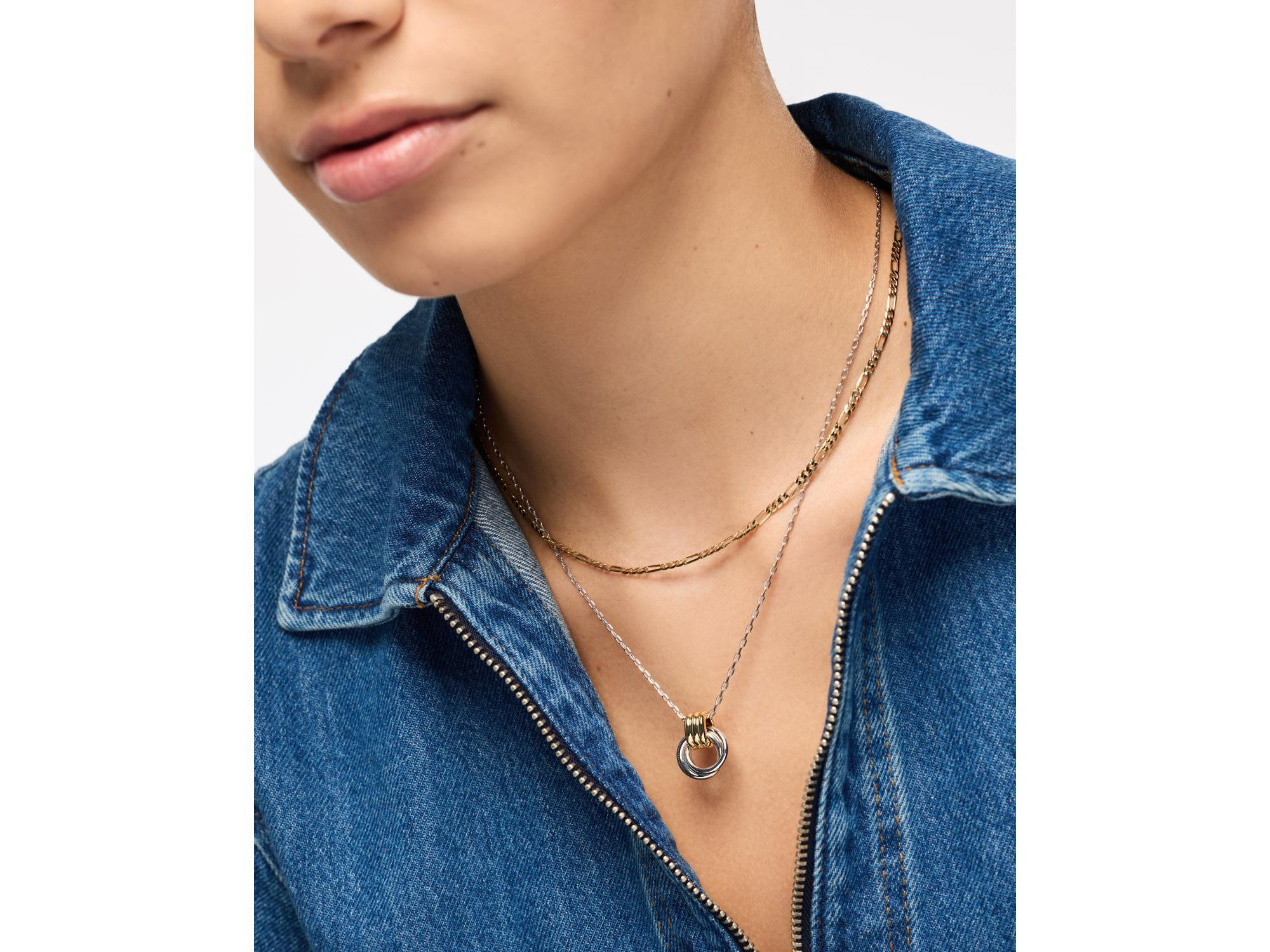 Silver Necklace Palmer — Image 4