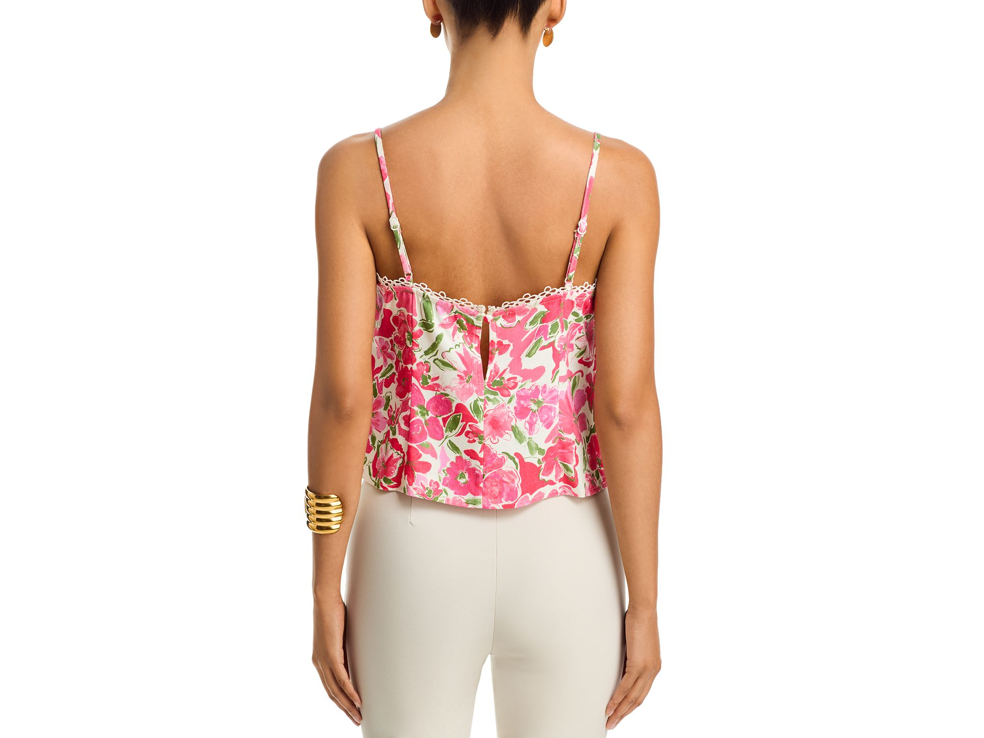 Lace Trim Cami Top - Exclusive — Image 3