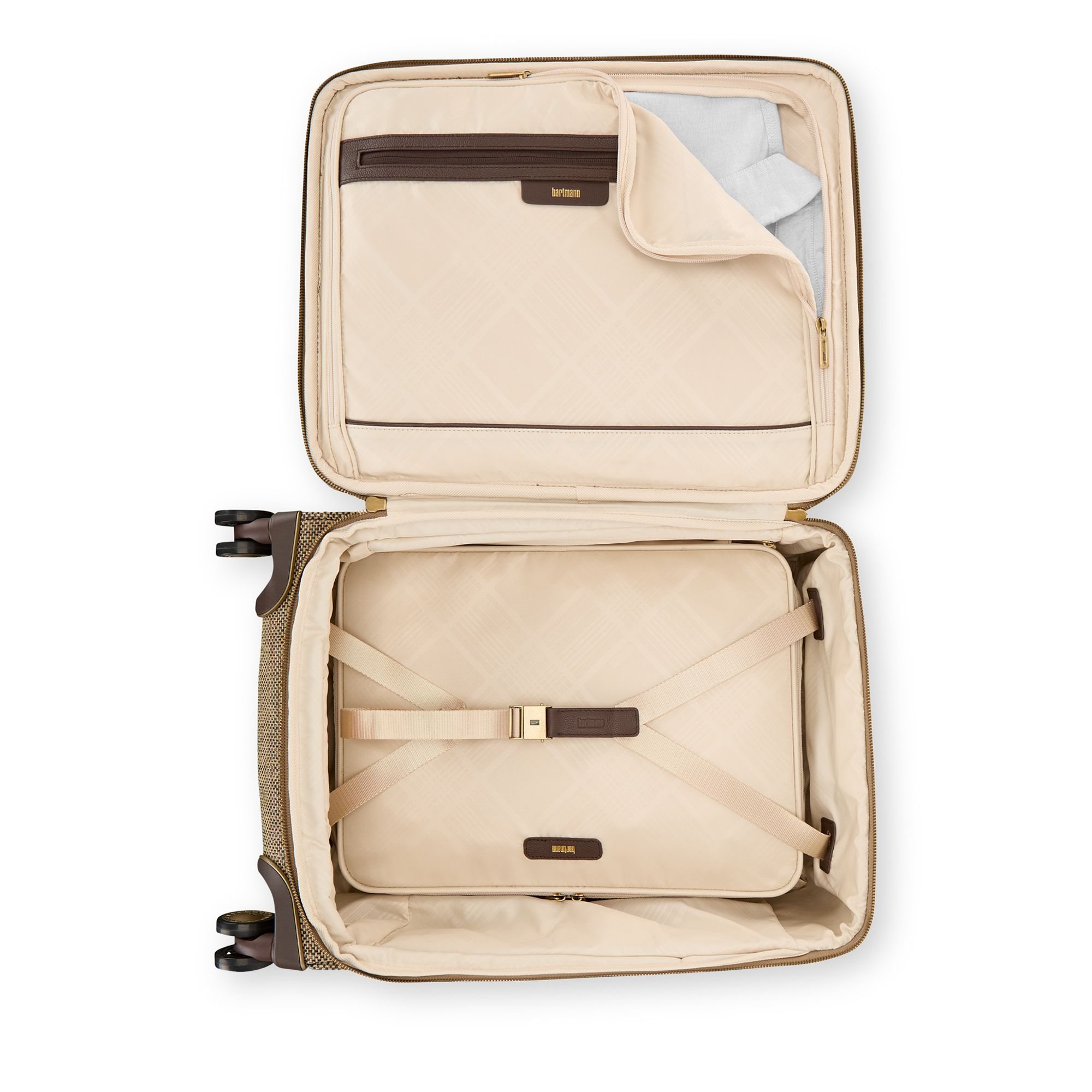 Tweed Collection Expandable Spinner Suitcase — Image 12