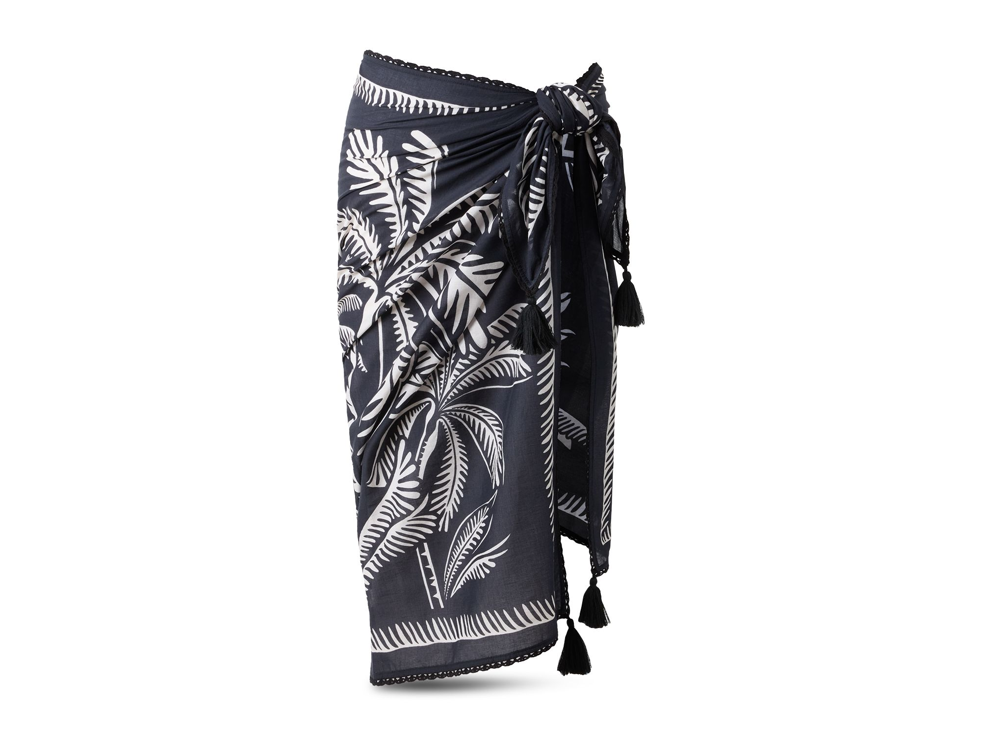 Hearts of Palm Pareo Swim Cover-Up — Image 3