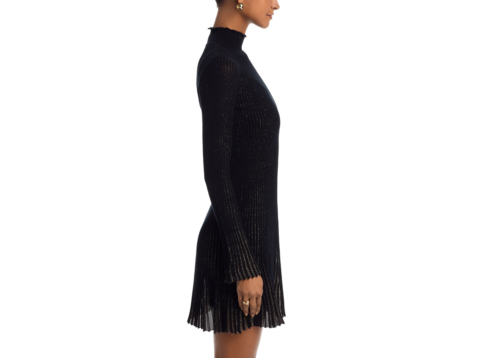 Treasure of Light Foil Knit Mini Dress — Image 4