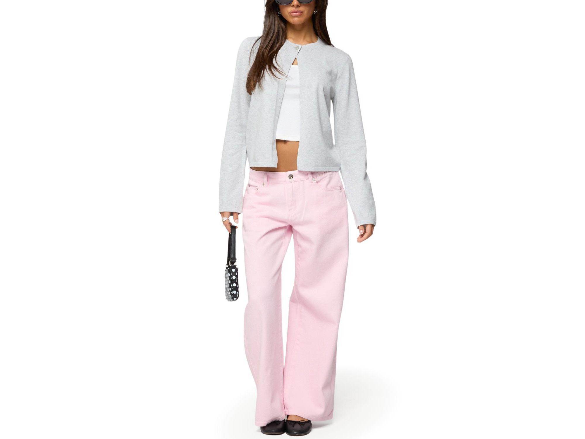 Jenie Split Front Knit Cardigan — Image 4