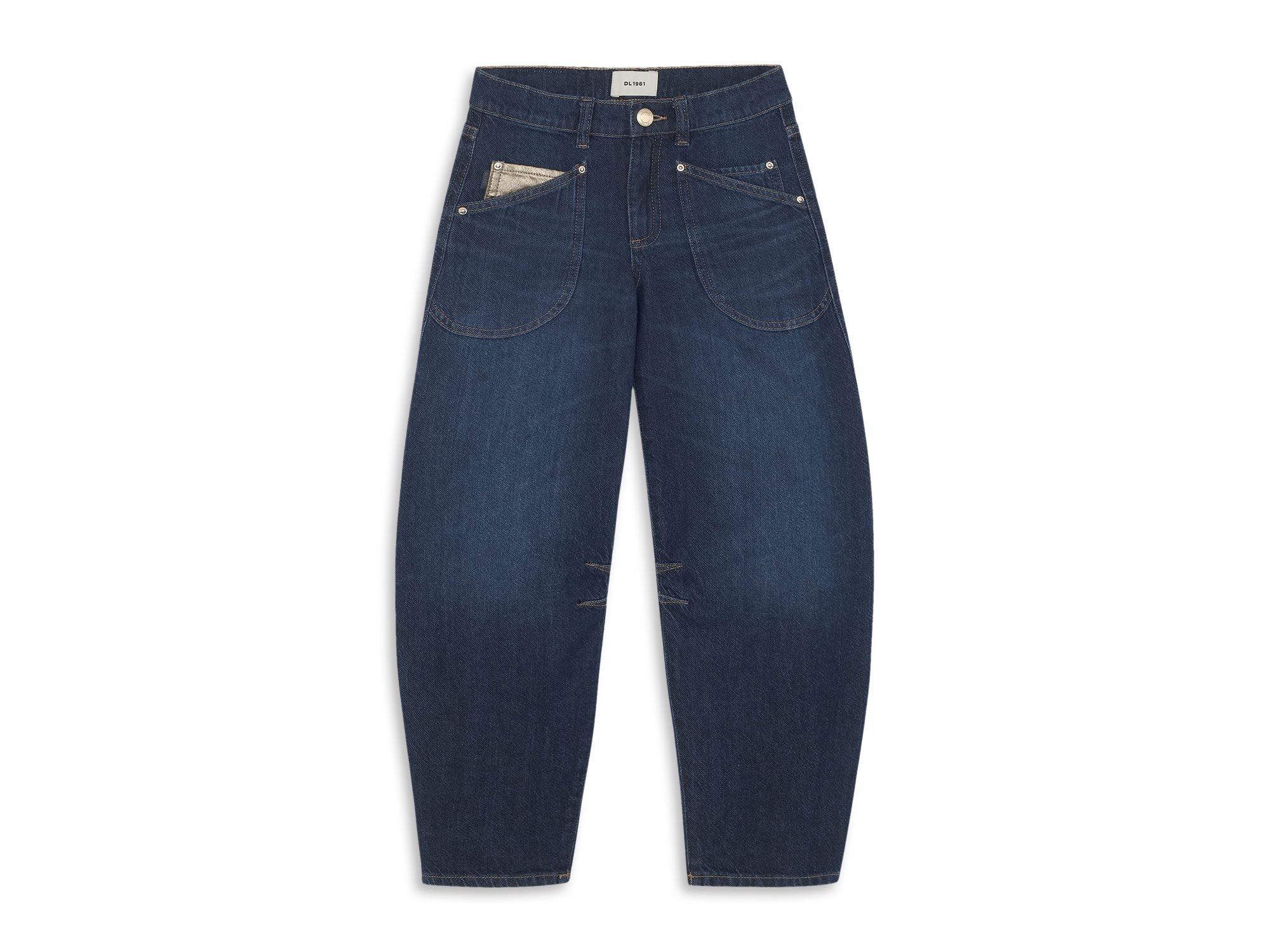 Girls' DL Aura Lilia Relaxed Barrel Jeans - Little Kid, Big Kid