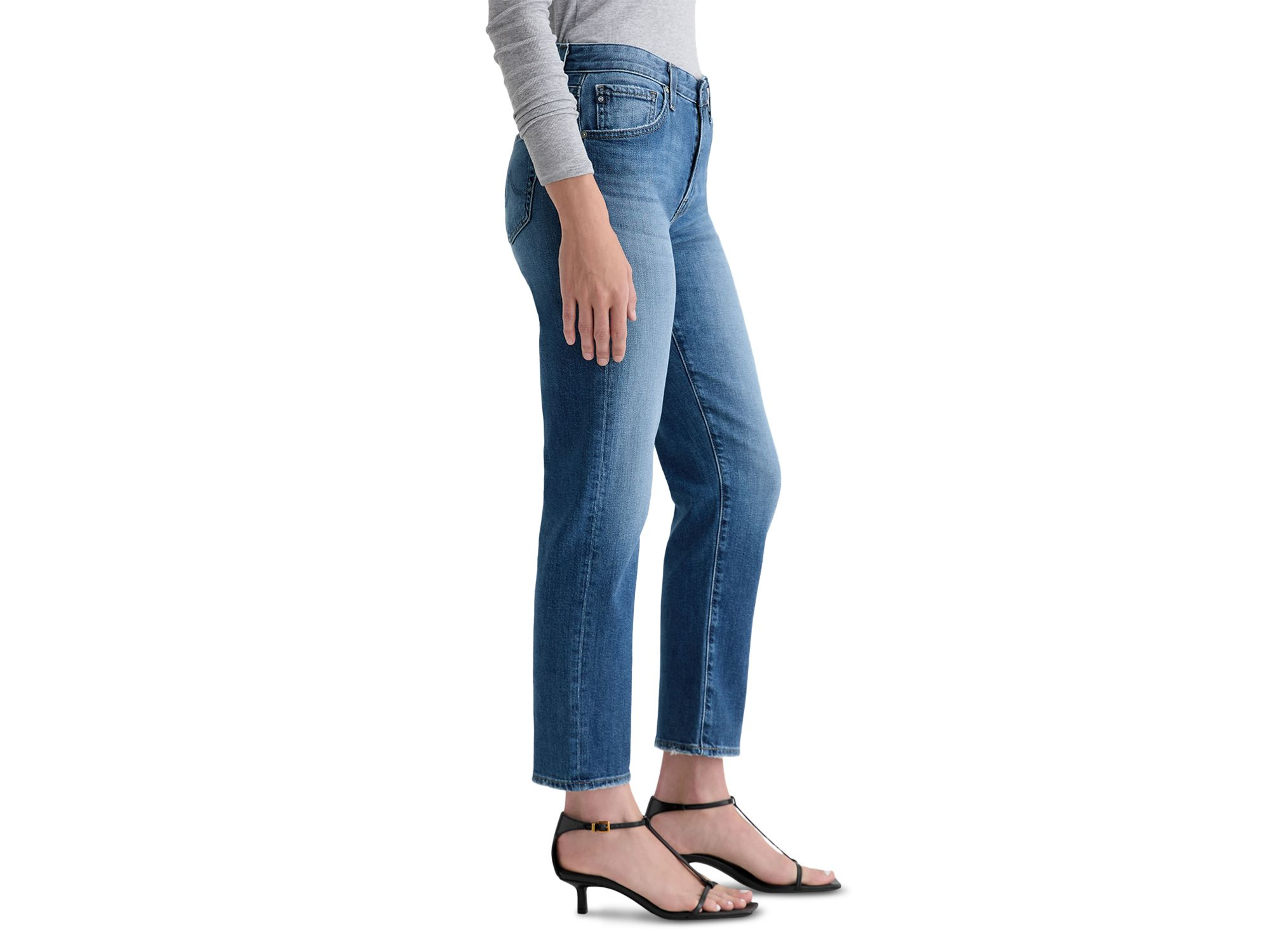 Ex Boyfriend Slouchy High Rise Slim Jeans in Headline — Image 6