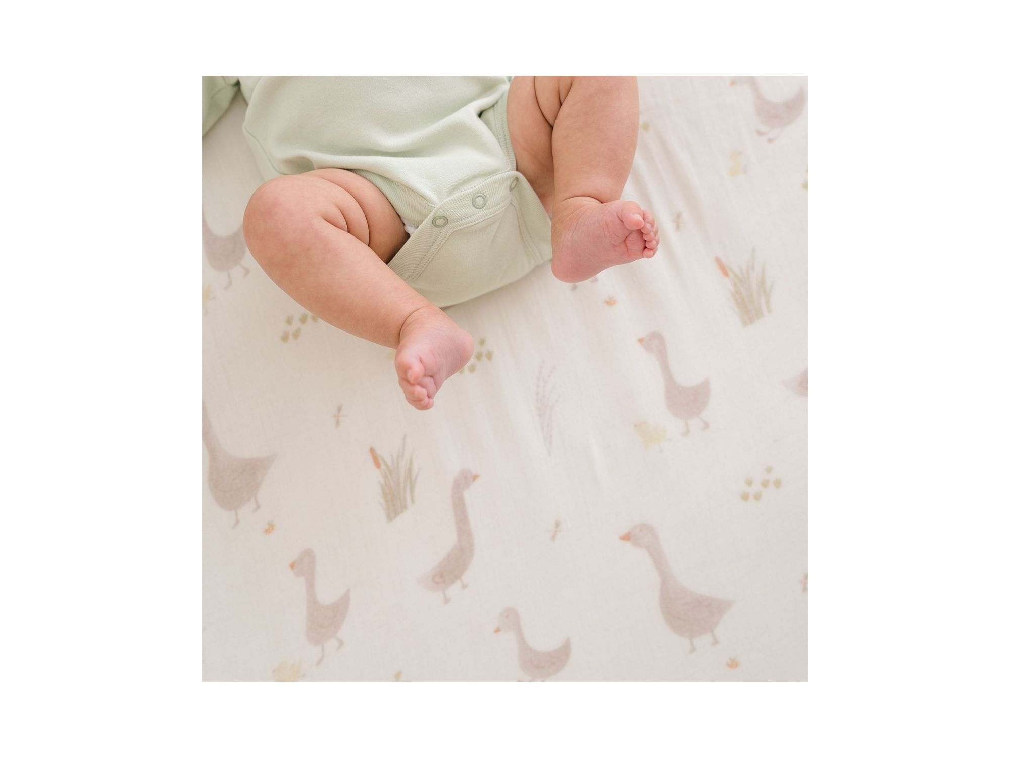 Unisex Charlie Fitted Crib Sheet — Image 7