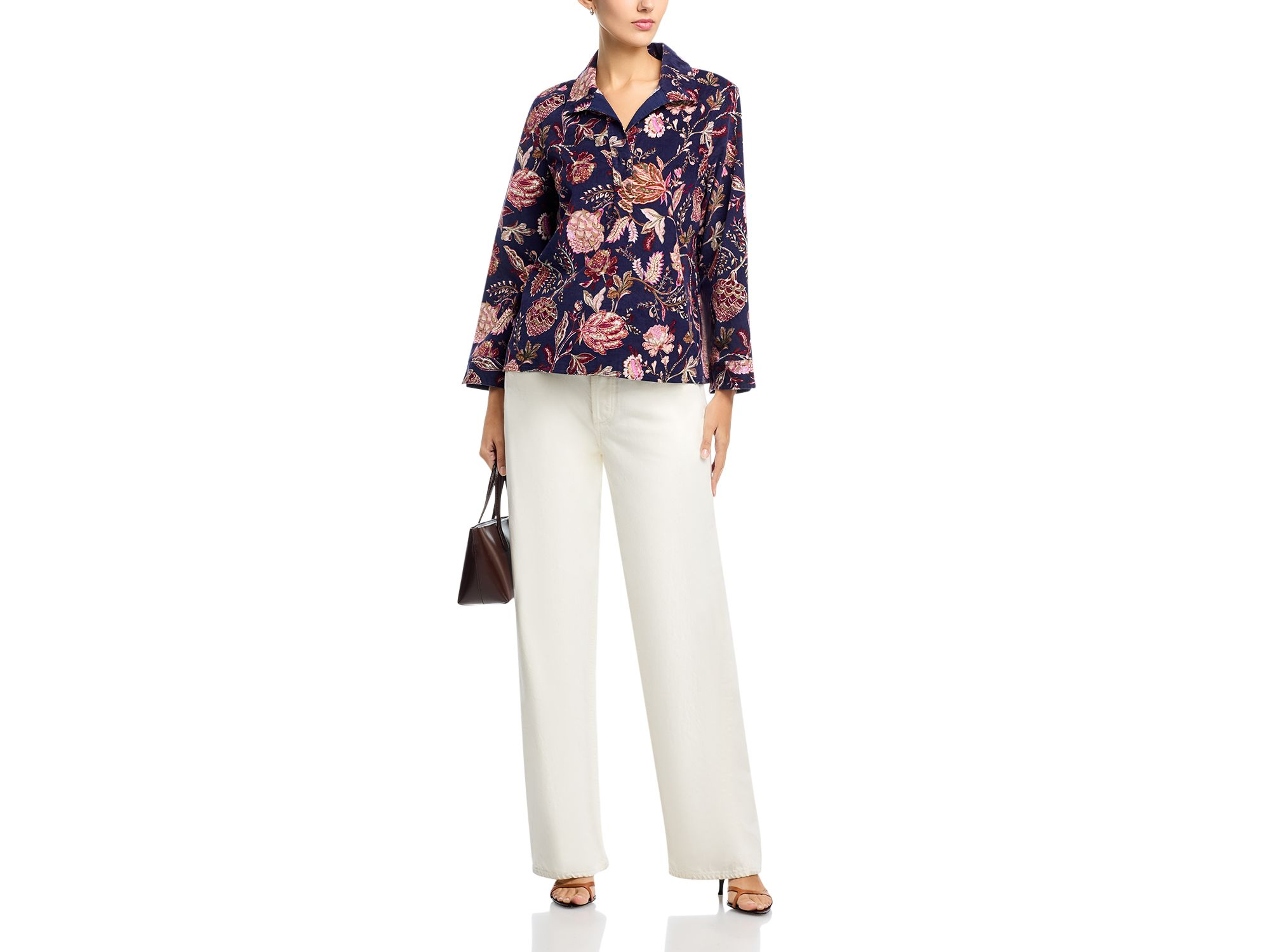 Exquisite Bloom Cord Popover Top — Image 4