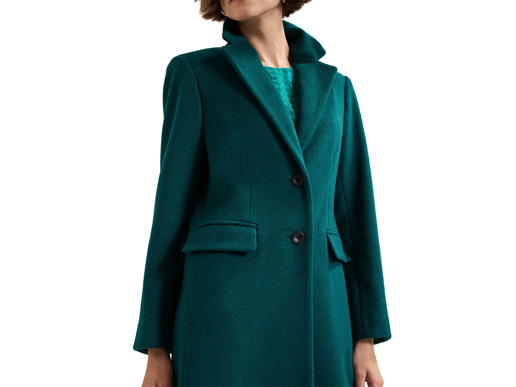 Lydia Long Wool Blend Coat — Image 5