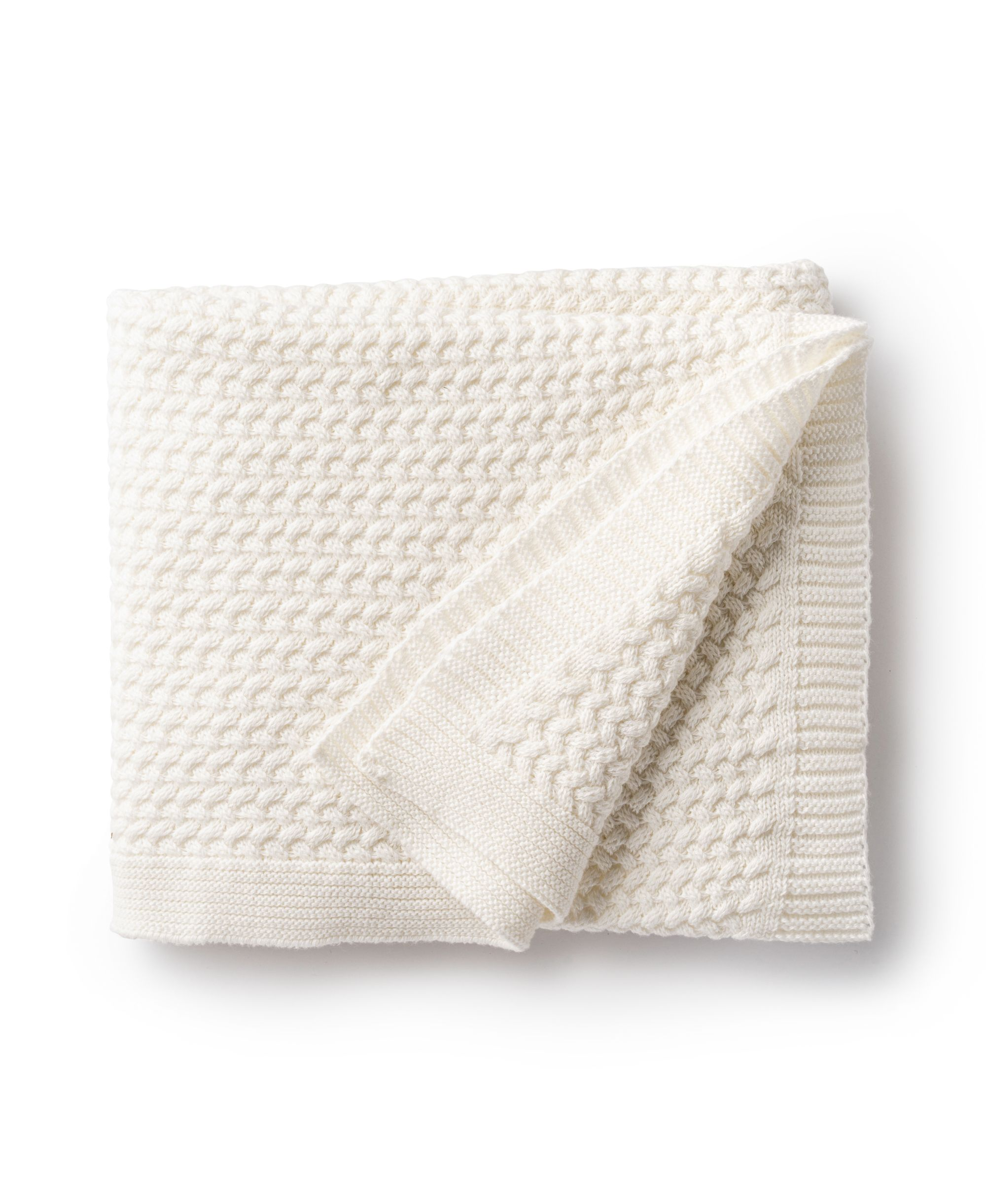 Herringbone Cream Blanket — Image 3