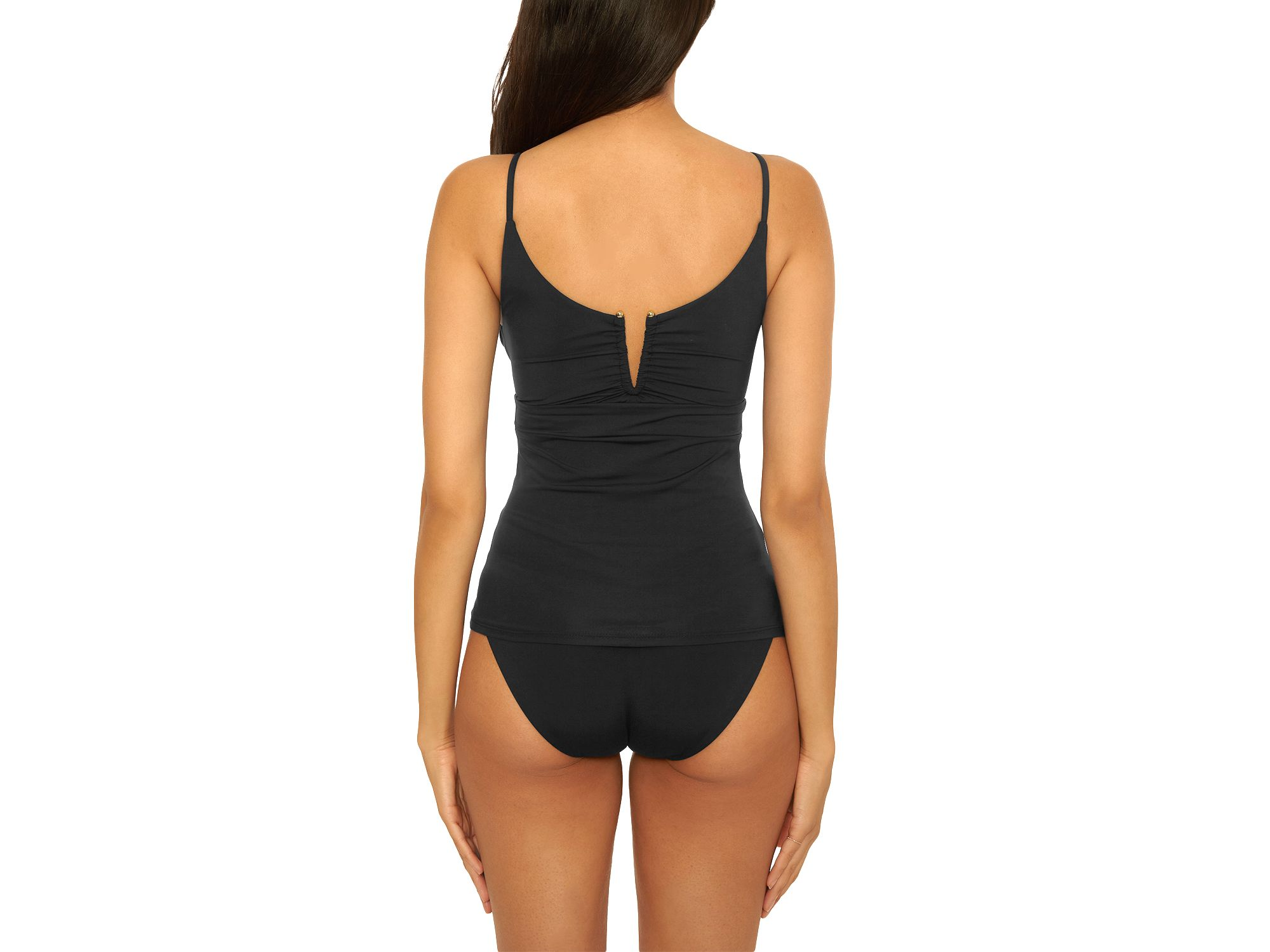Color Code Tatum Shirred Tankini Top — Image 9