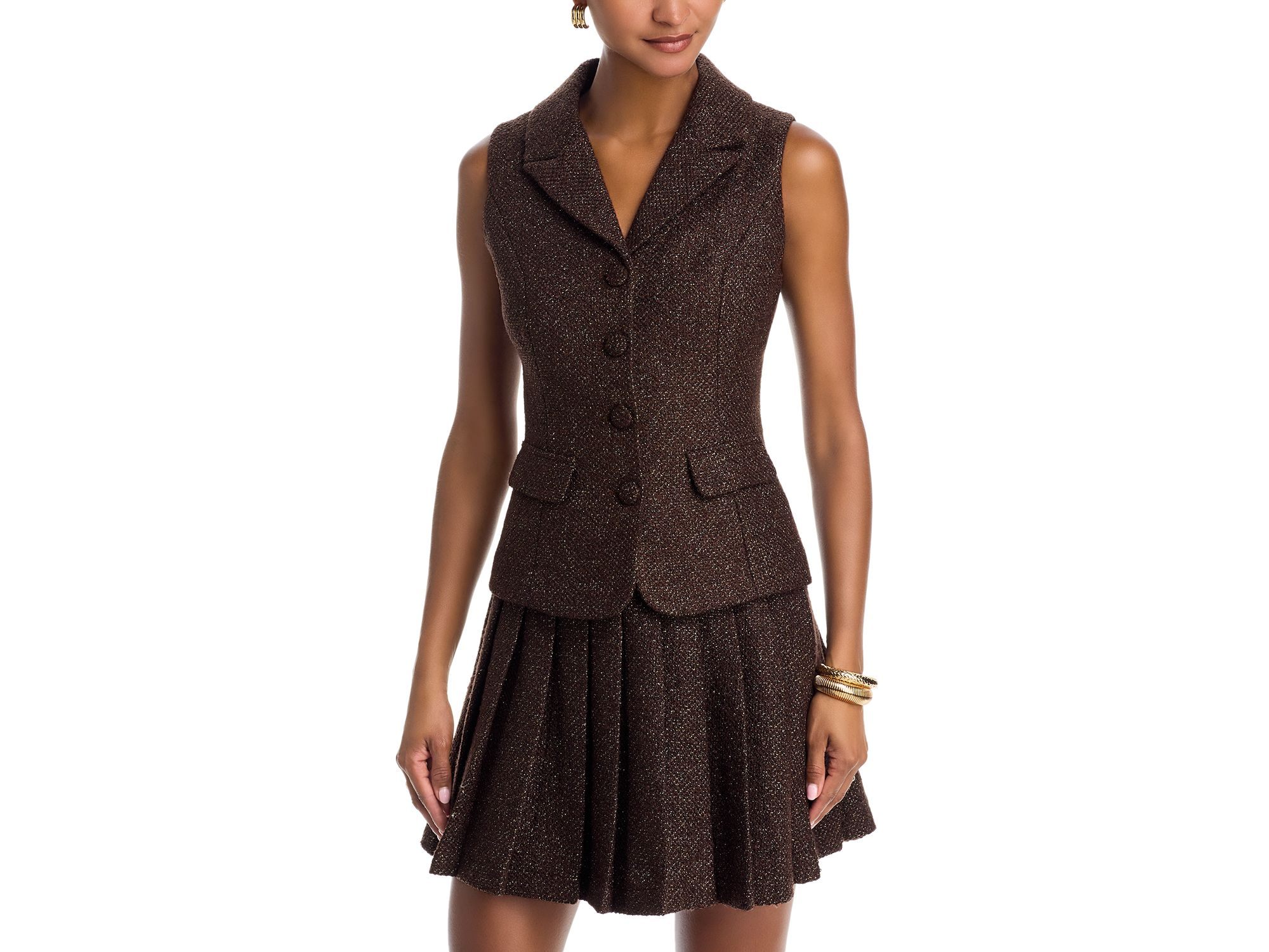 Tweed Vest & Skirt - Exclusive — Image 4