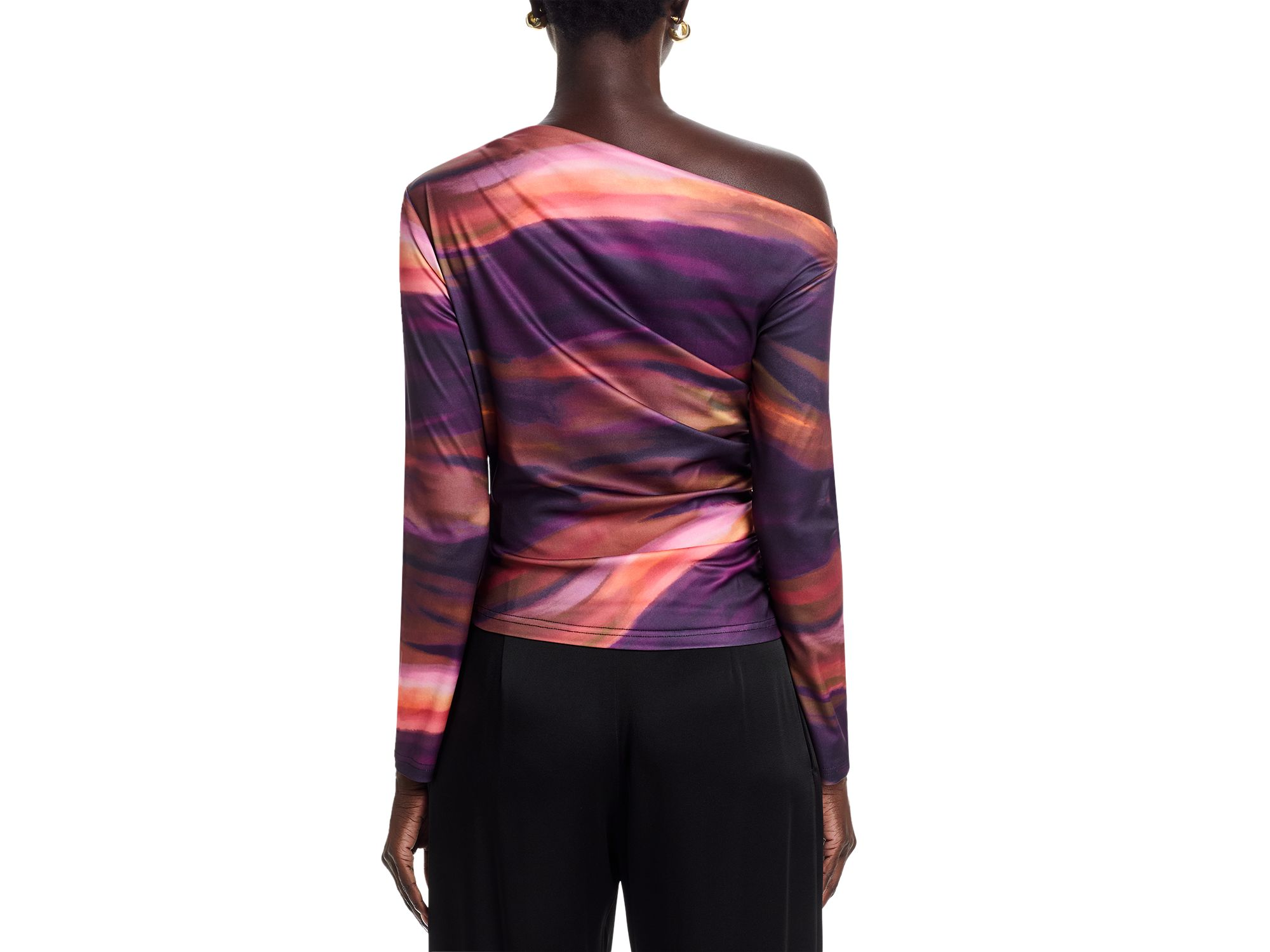 Draped Jersey Top — Image 3