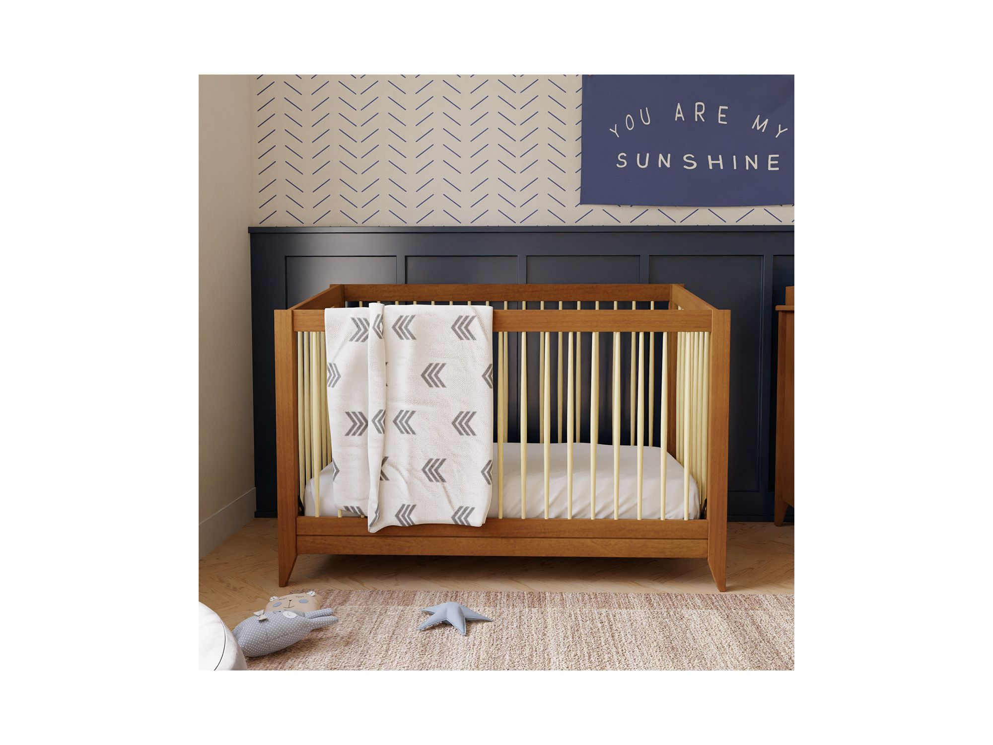 Sprout 4 in 1 Convertible Crib with Toddler Bed Conversion Kit — Image 4