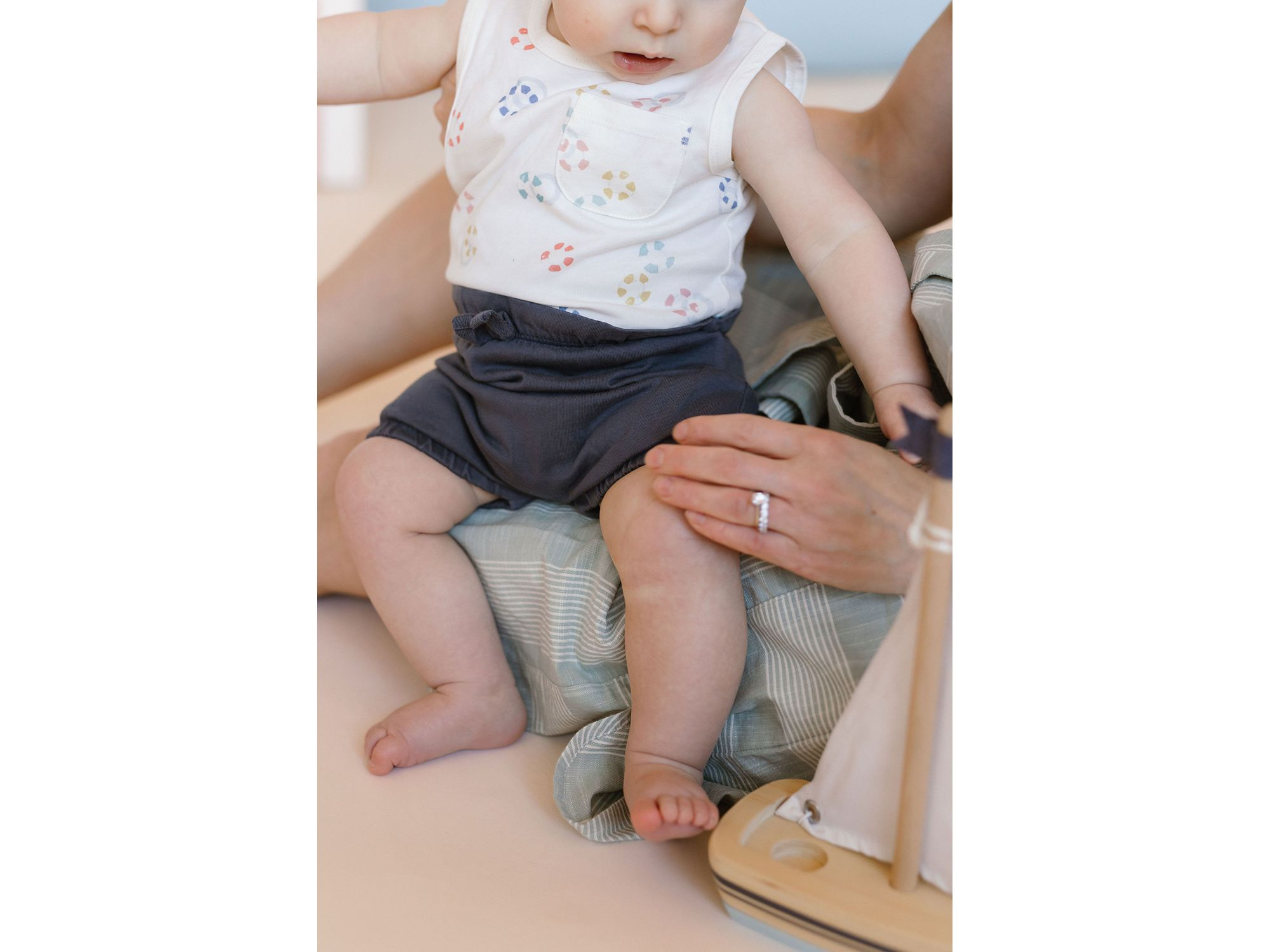 Unisex Garment Dyed Bloomer Shorts - Baby — Image 3