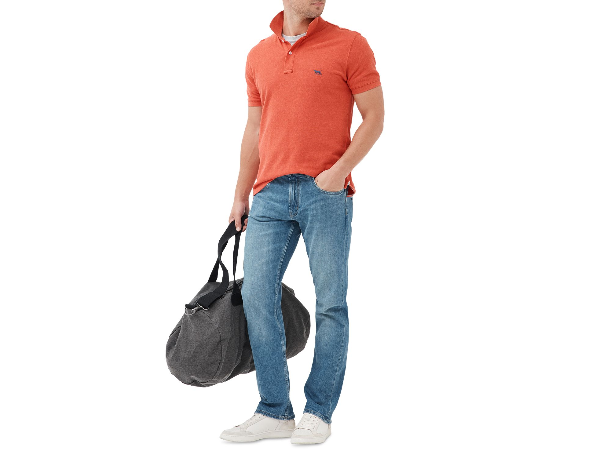 Timaru Relaxed Fit Jeans in Light Blue — Image 3