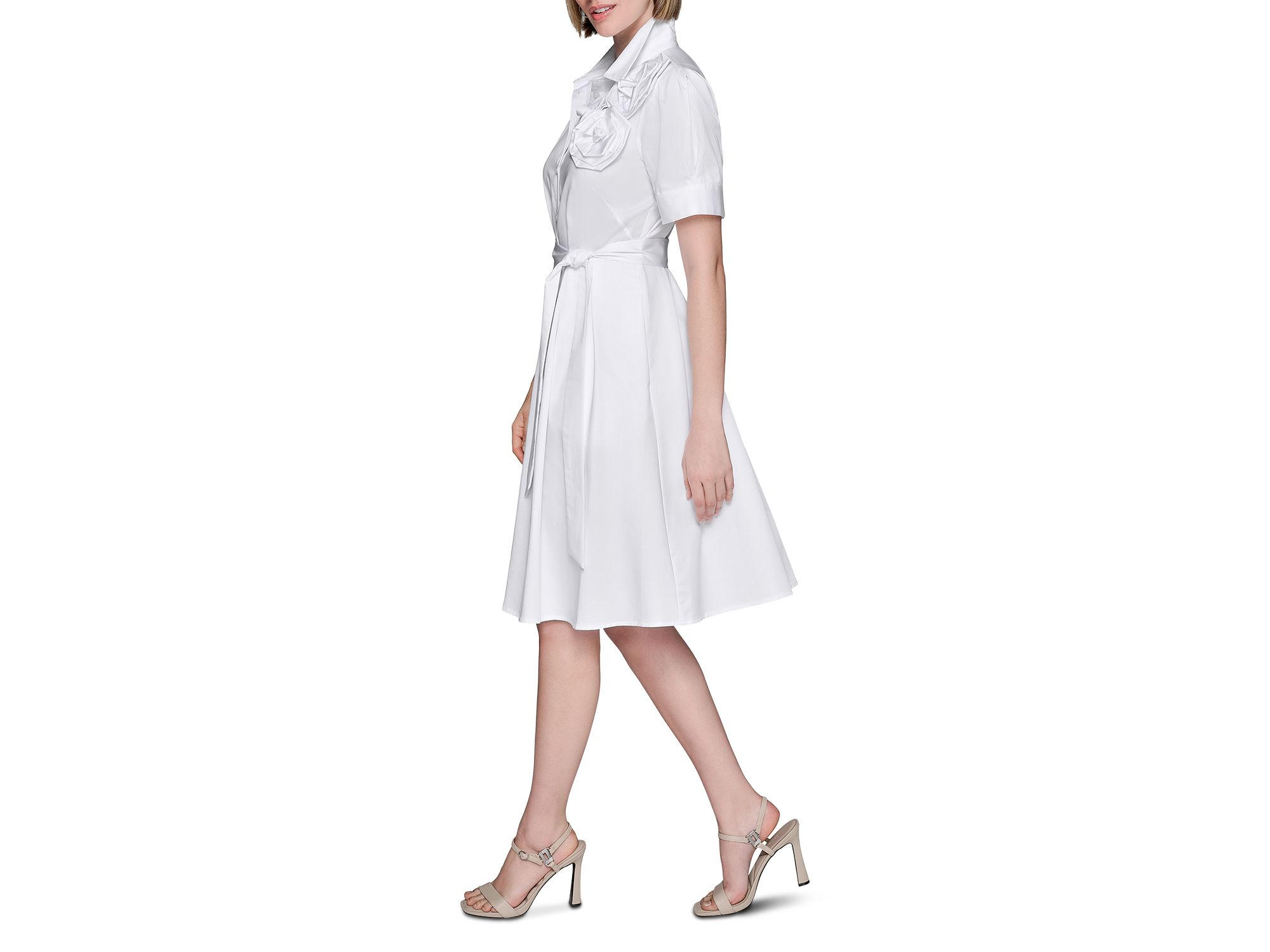Flower Corsage Shirtdress — Image 7