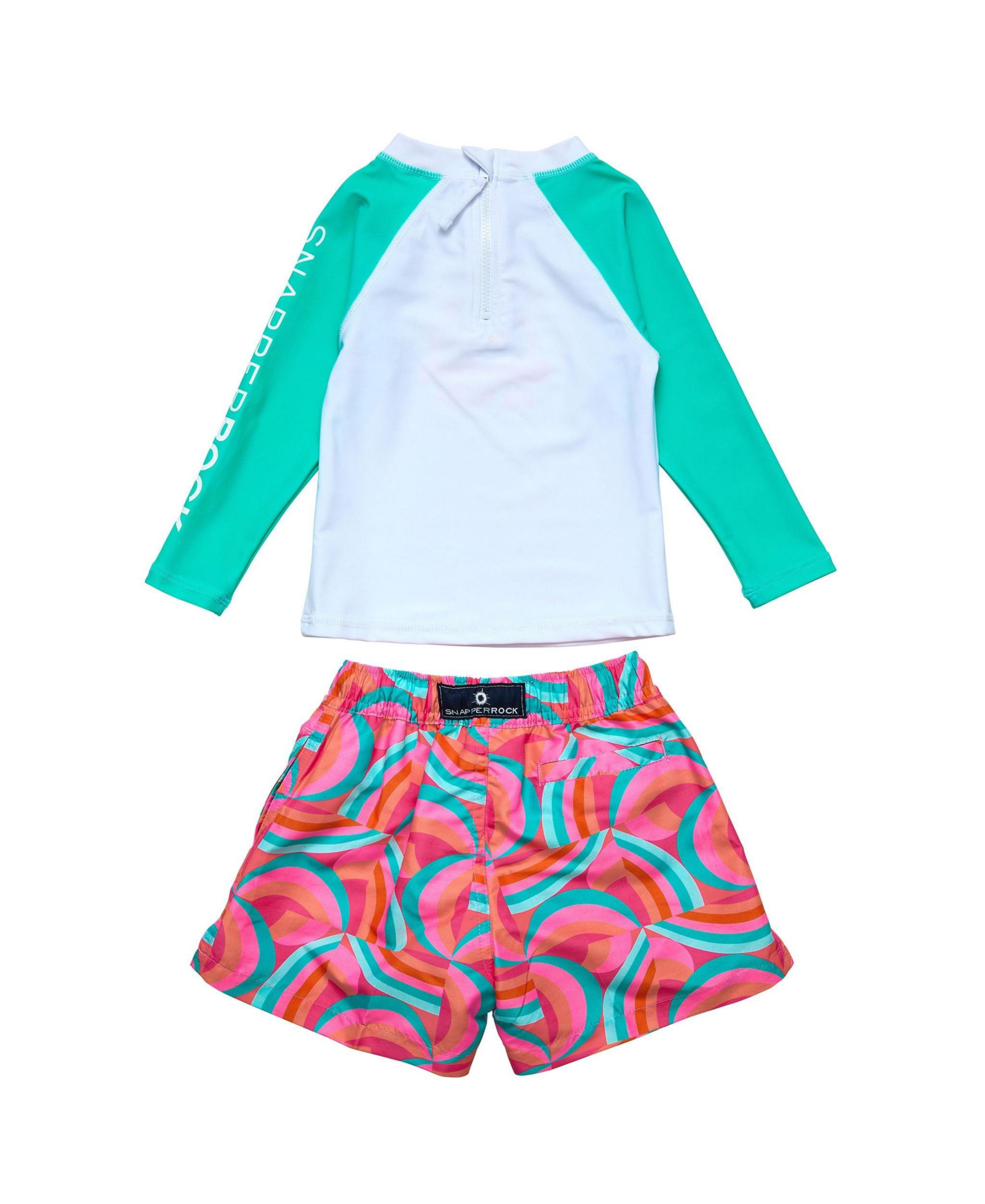 Geo Melon Sustainable Long Sleeve Set - Baby — Image 3