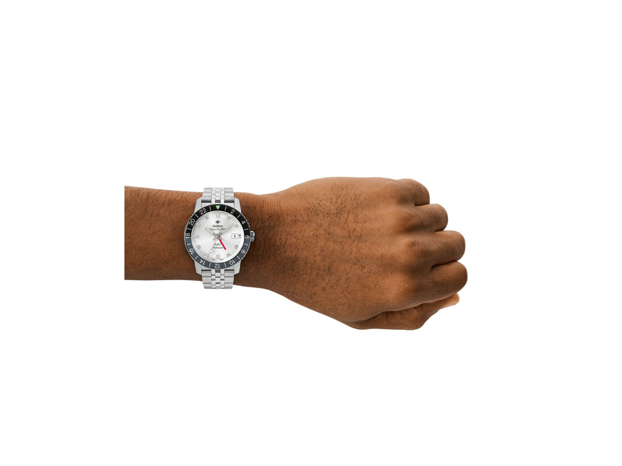 GMT Automatic Stainless Steel Watch, 40mm — Image 3