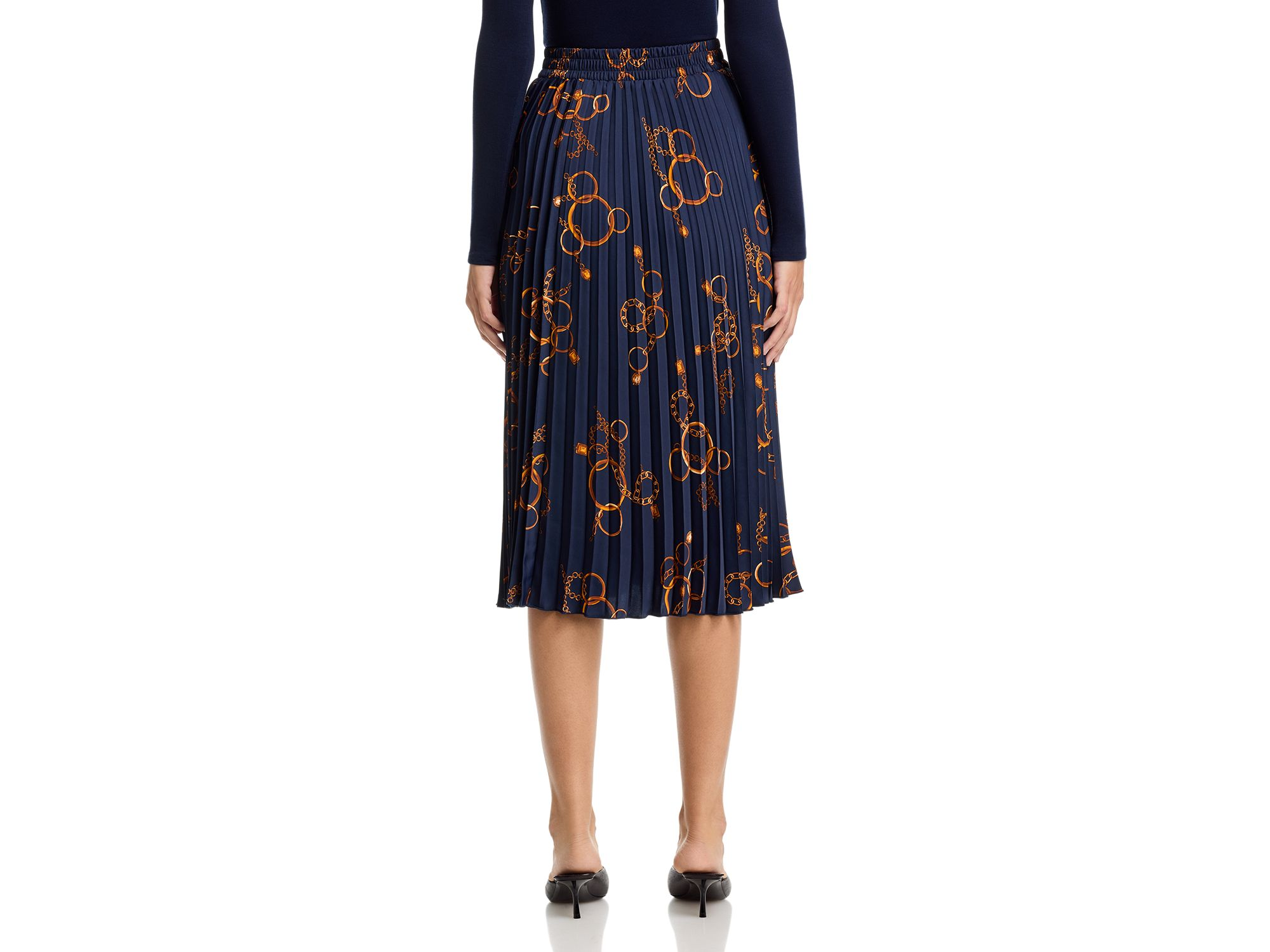 Pull On Pleated Skirt — Image 3