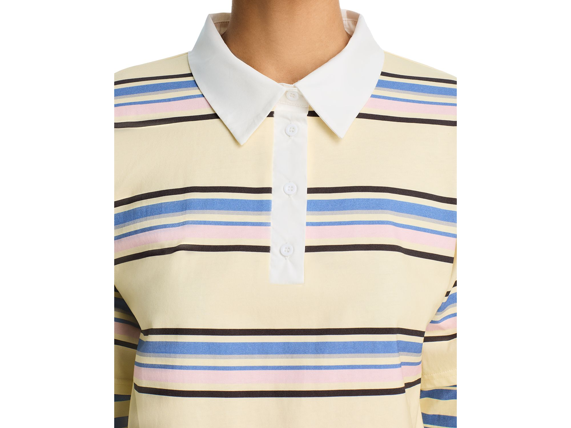 Multi Stripe Layered Long Sleeve Tee - Exclusive — Image 5
