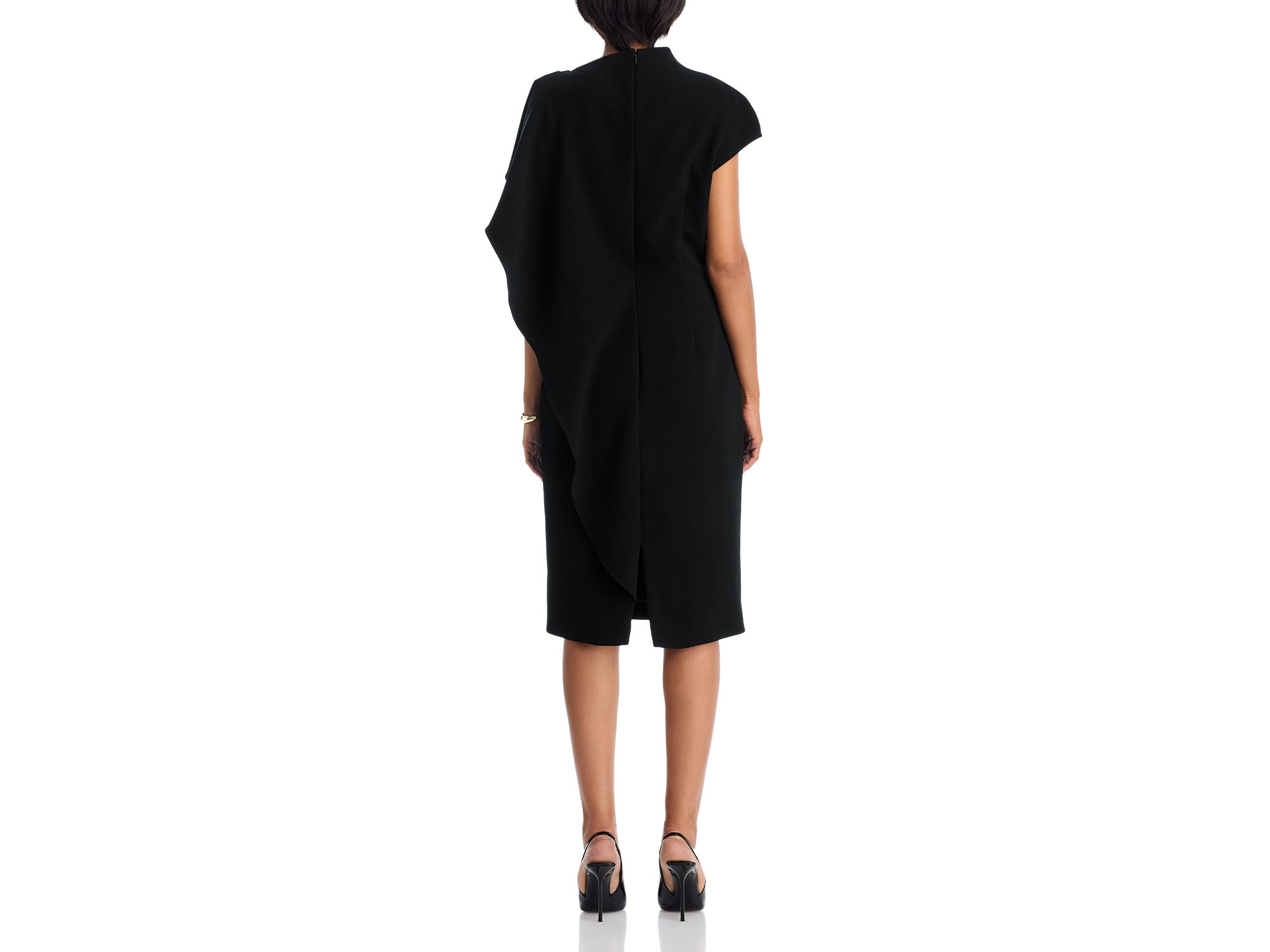 Embellished Cape Dress — Image 5