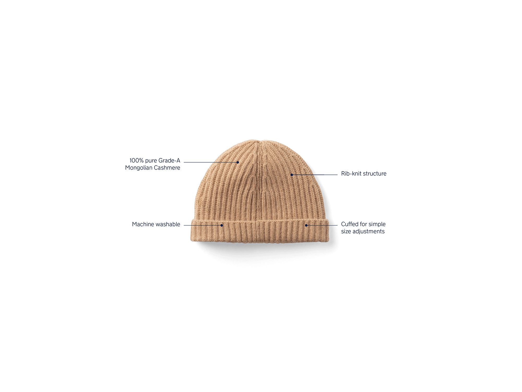 Cashmere Knit Cap NB-9M — Image 9