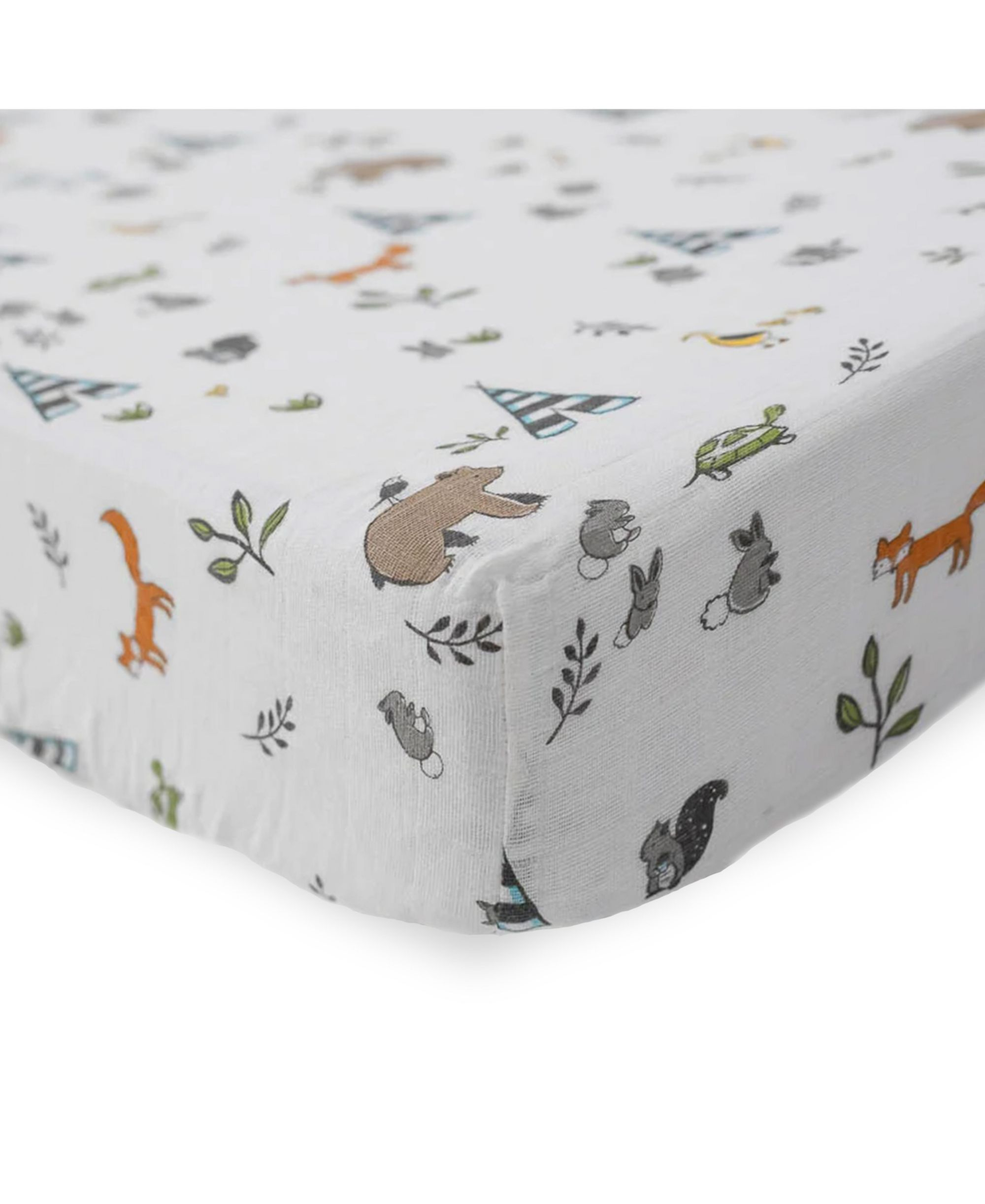 Unisex Cotton Muslin Crib Sheet - Baby — Image 6