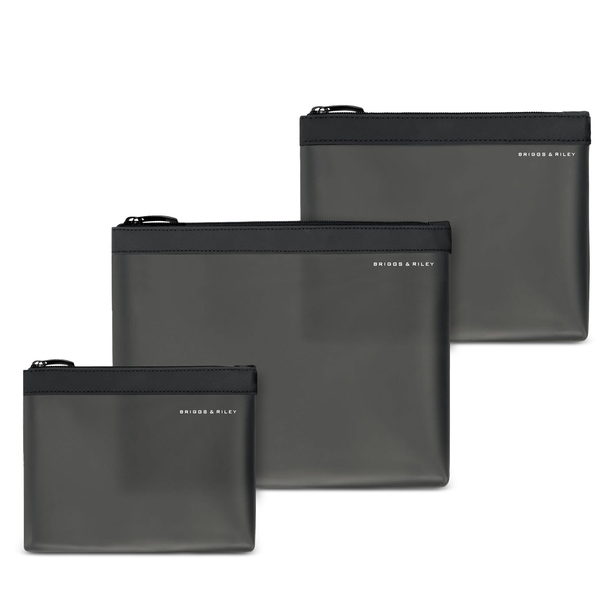Travel Essentials 3 Piece Translucent Pouch Set — Image 4