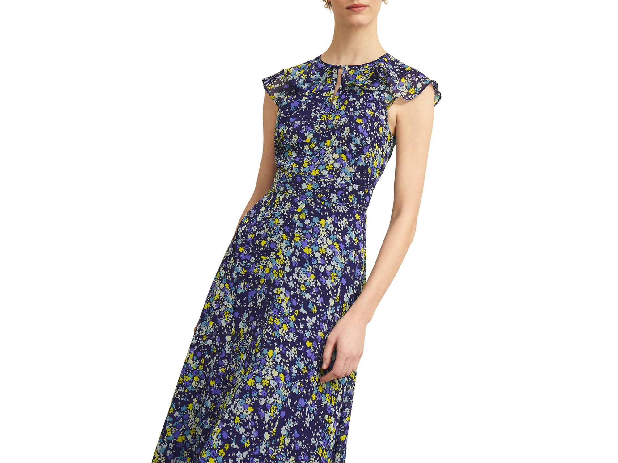 Dawn Ditsy Floral Print Dress — Image 4