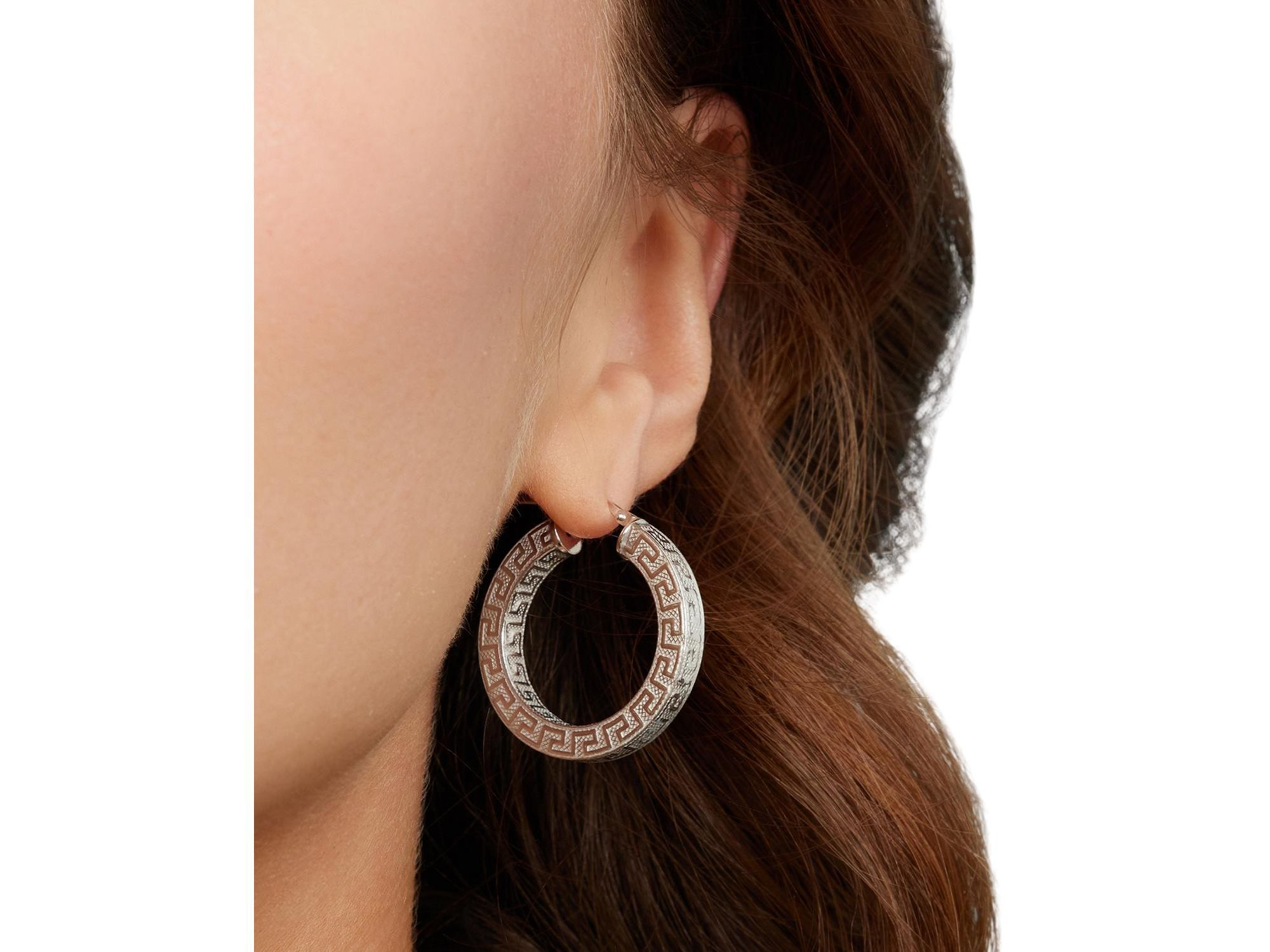 Sterling Olympia Hoops — Image 3