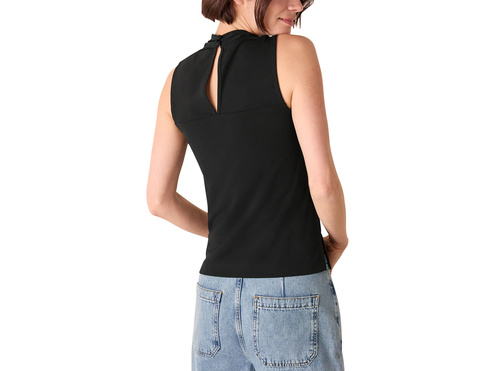 Sleeveless Cowlneck Top — Image 3