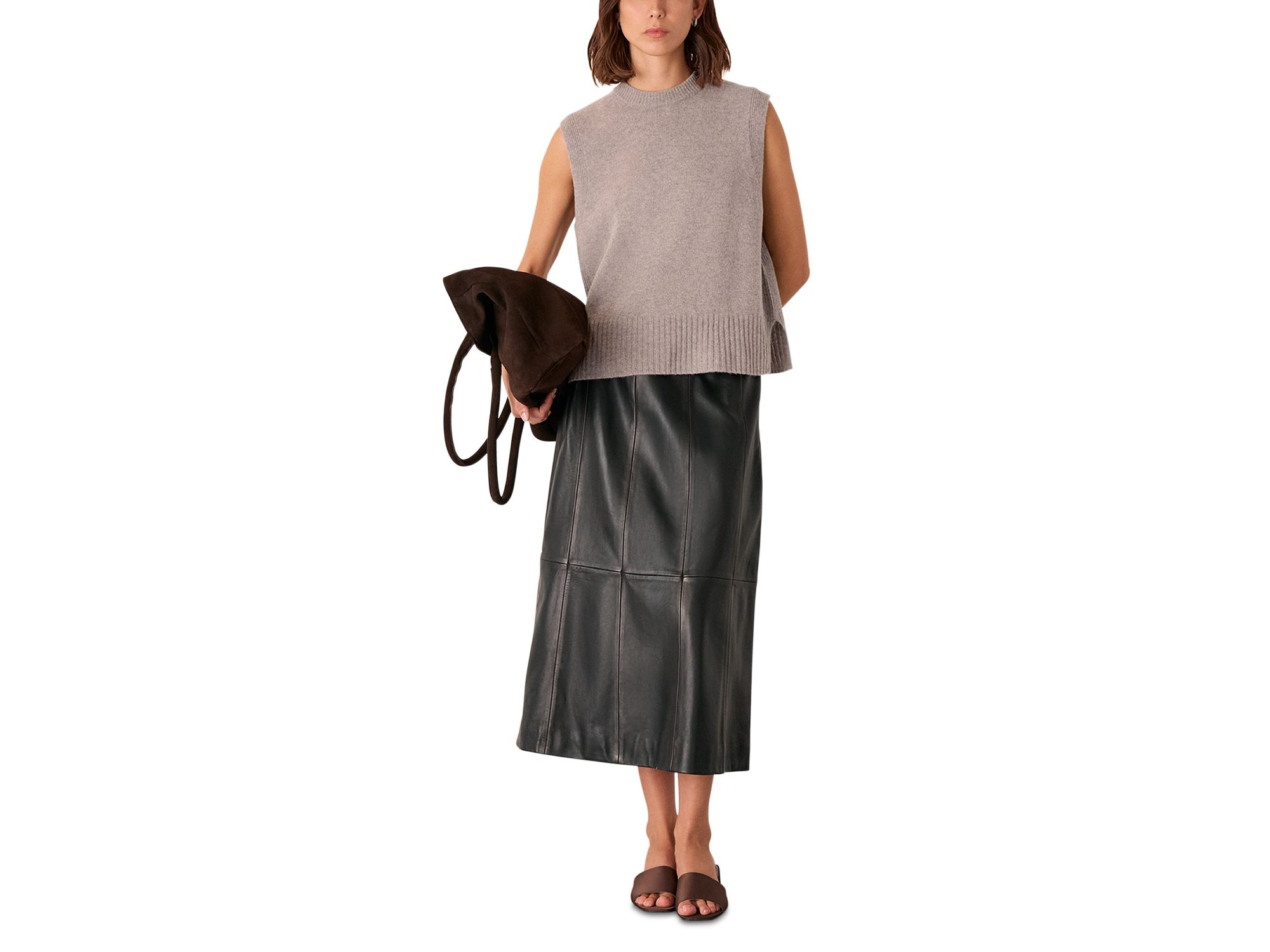 Sleeveless Wool Top — Image 6