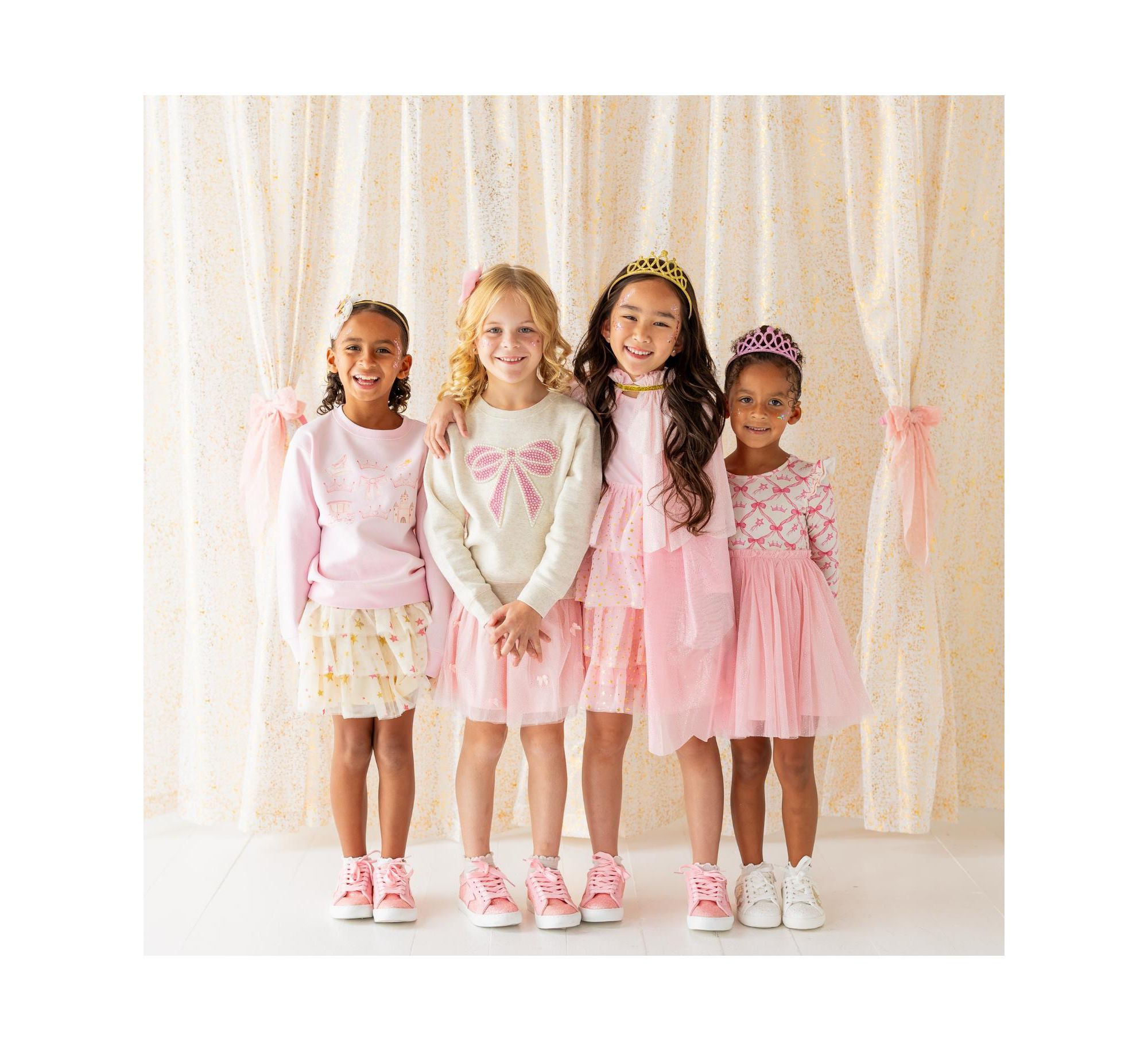 Girls' Pretty Pearl Tulle Bow Headband - Little Kid, Big Kid — Image 4