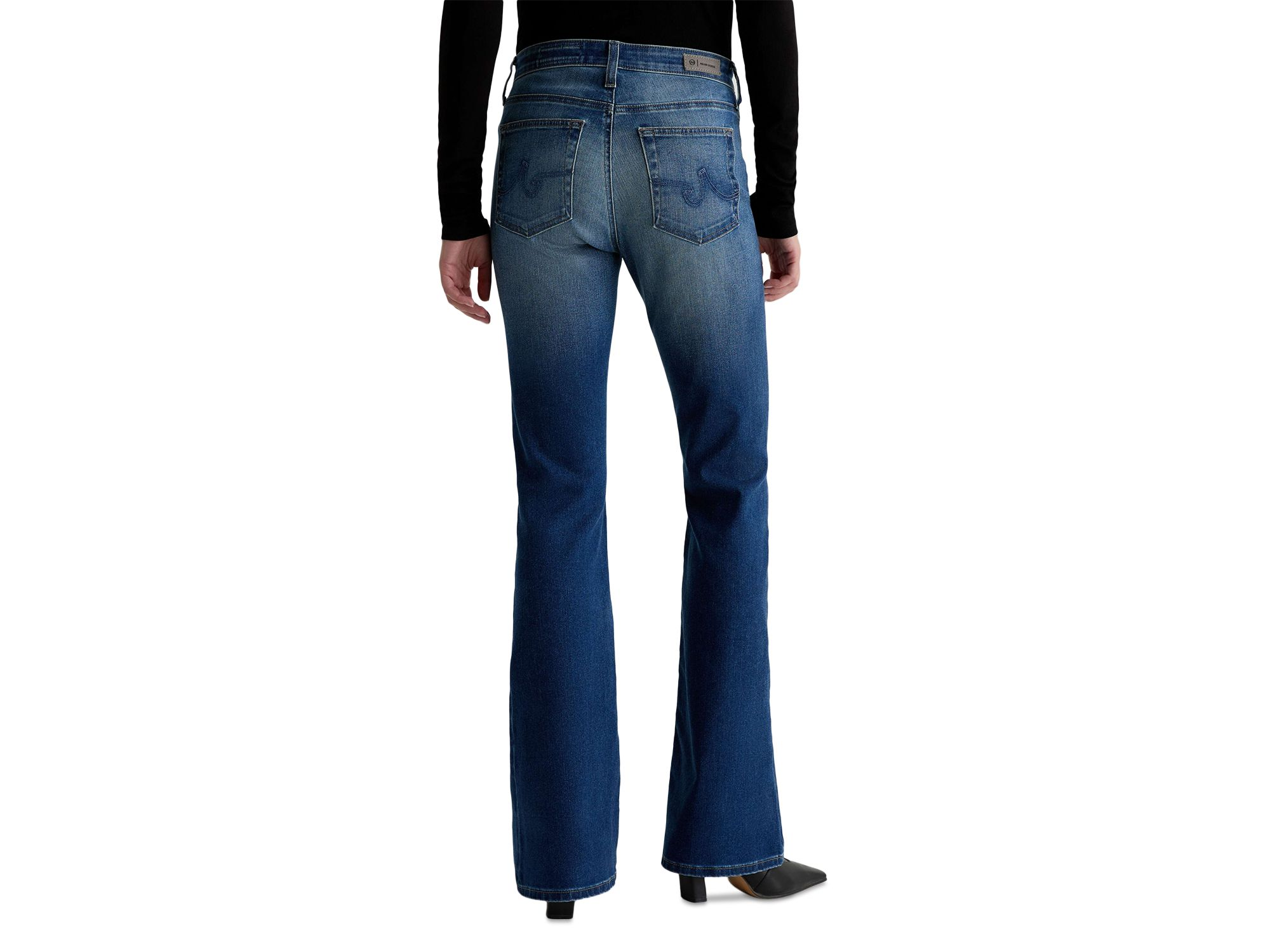 Farrah Mid Rise Bootcut Jeans in 9 Years Enhancement — Image 5