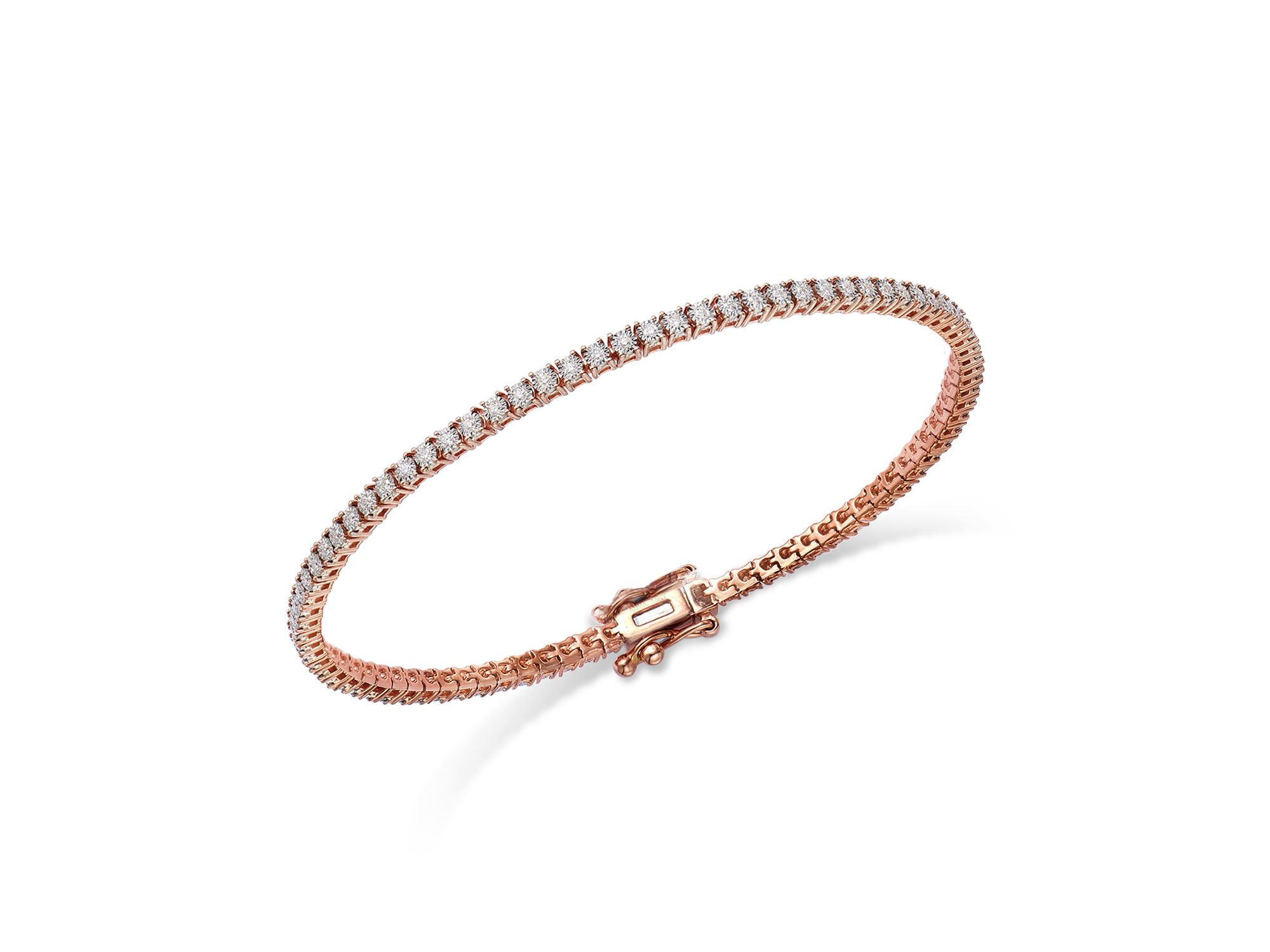 Diamond Tennis Bracelet in 14K Gold, 0.50 tcw — Image 8