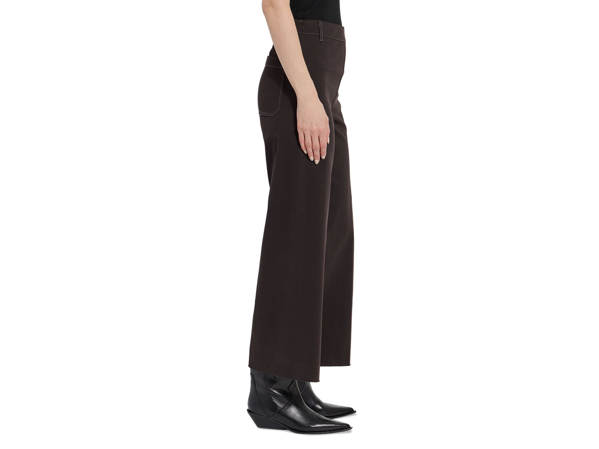 Erin Stretch Denim Ankle Pants — Image 6