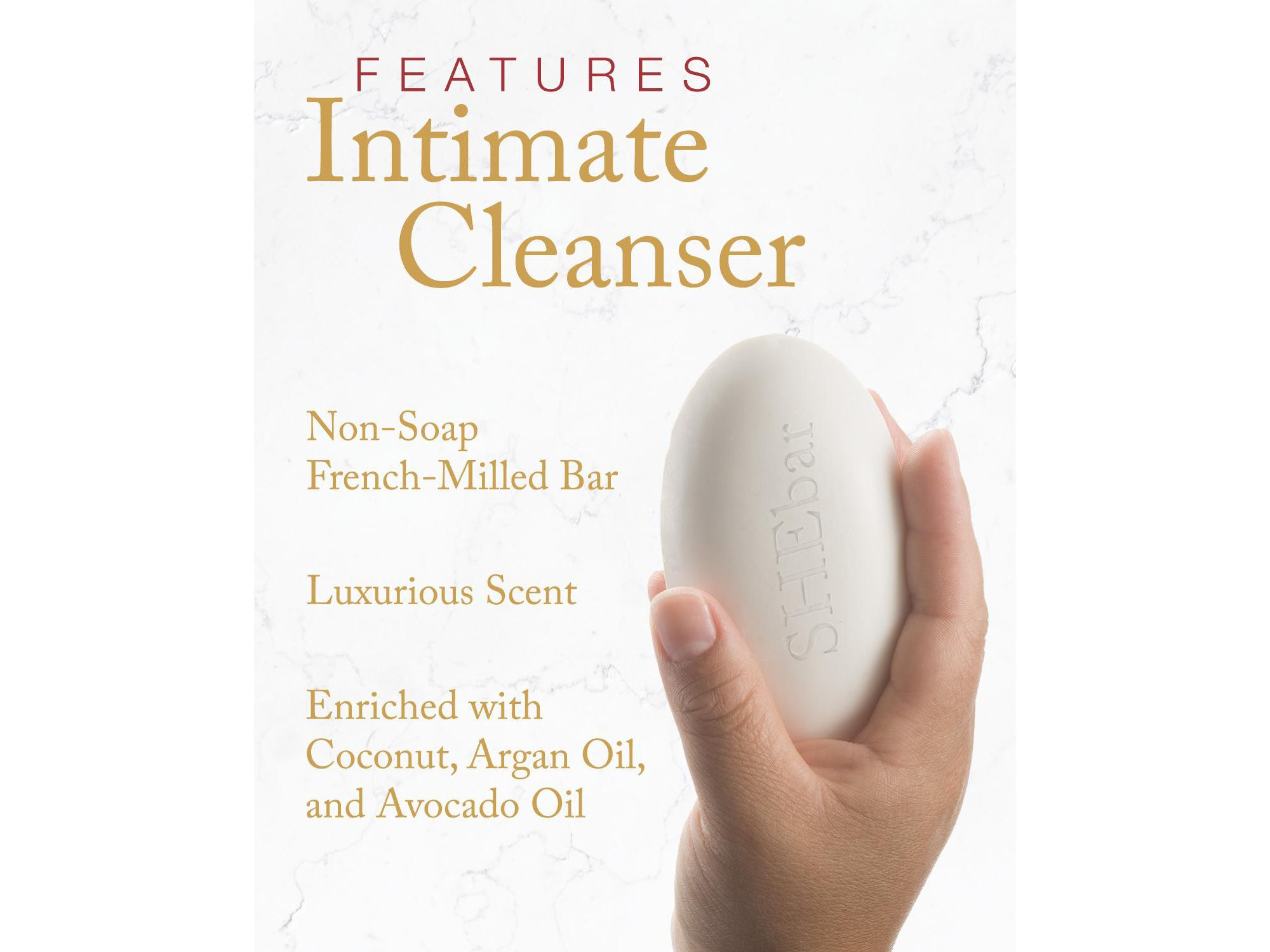 SHEbar Intimate Soap Bar, 3.2 oz — Image 6